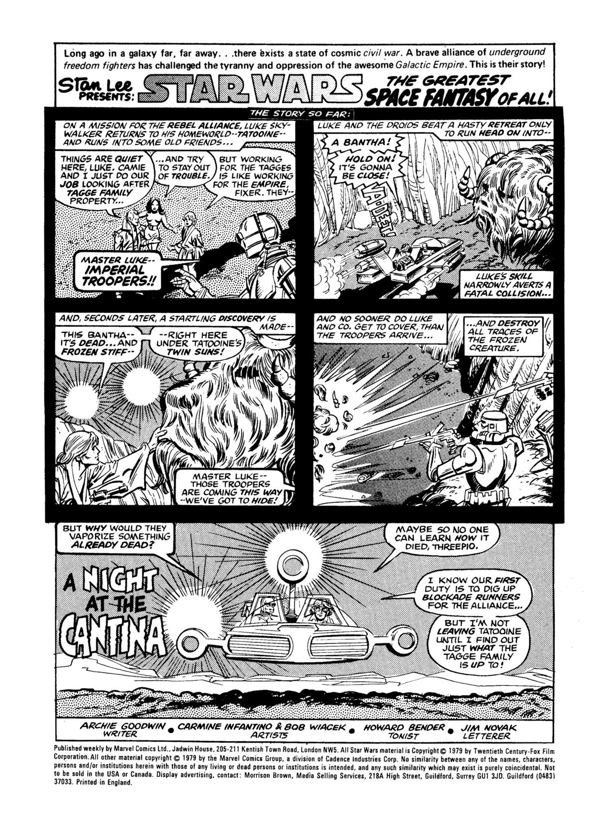 Read online Star Wars Weekly comic -  Issue #75 - 2