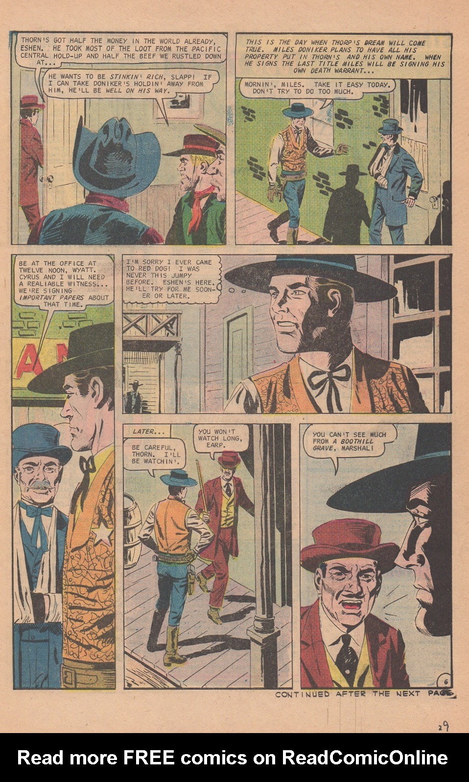 Read online Wyatt Earp Frontier Marshal comic -  Issue #70 - 29