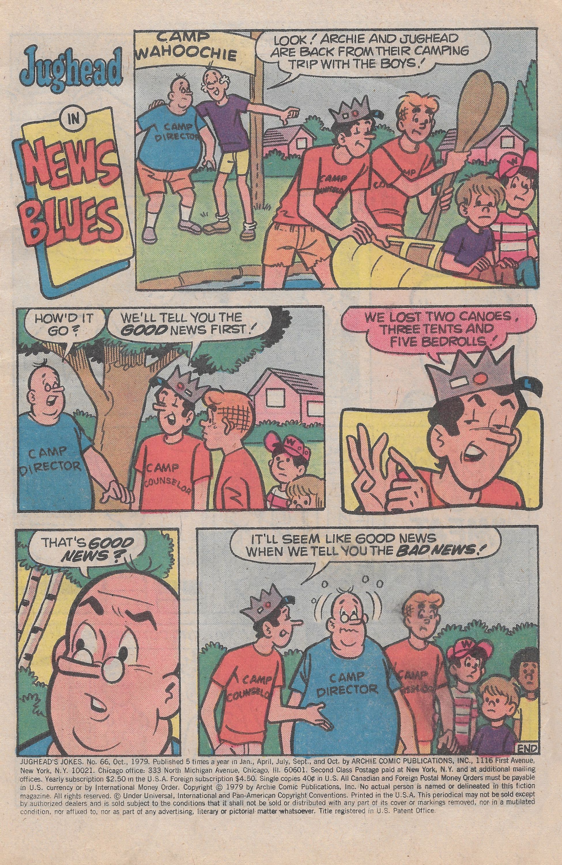 Read online Jughead's Jokes comic -  Issue #66 - 3