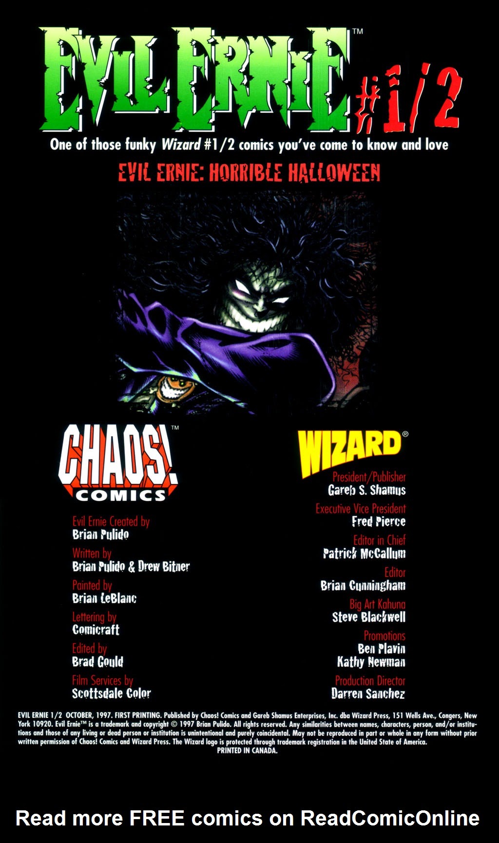 Read online Evil Ernie (1998) comic -  Issue #0.5 - 2