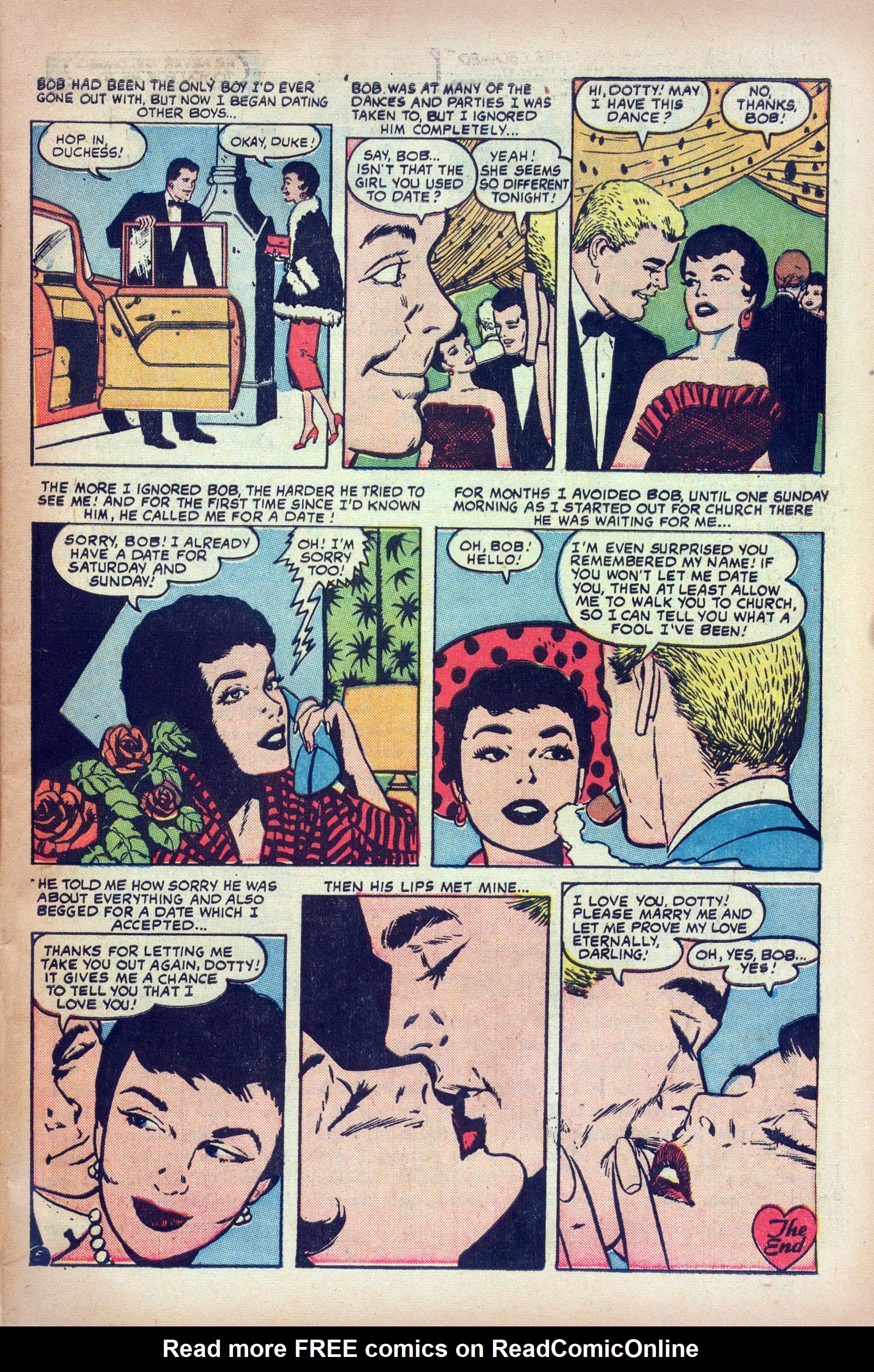 Read online Love Romances comic -  Issue #56 - 7
