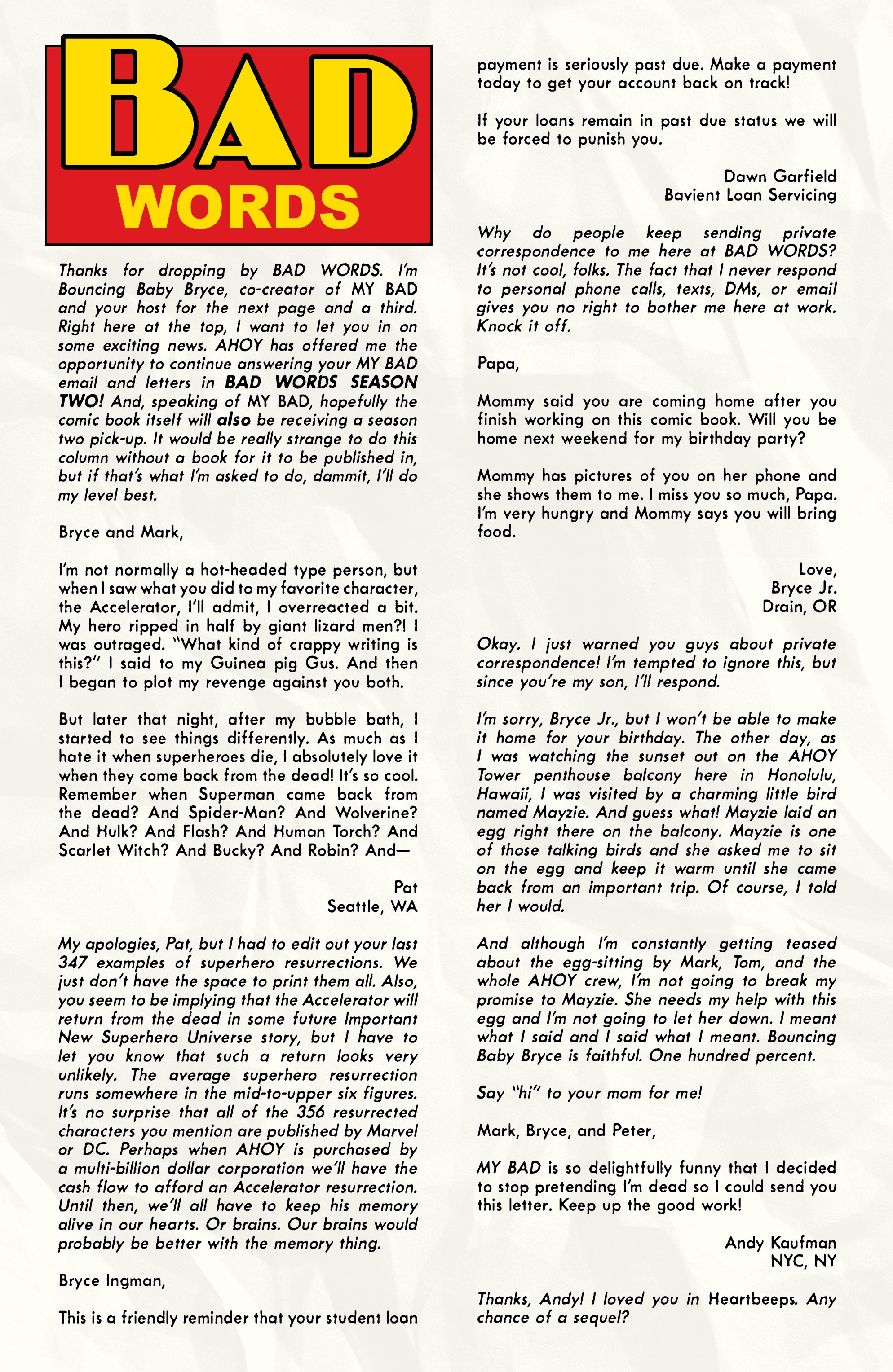 Read online My Bad comic -  Issue #5 - 25
