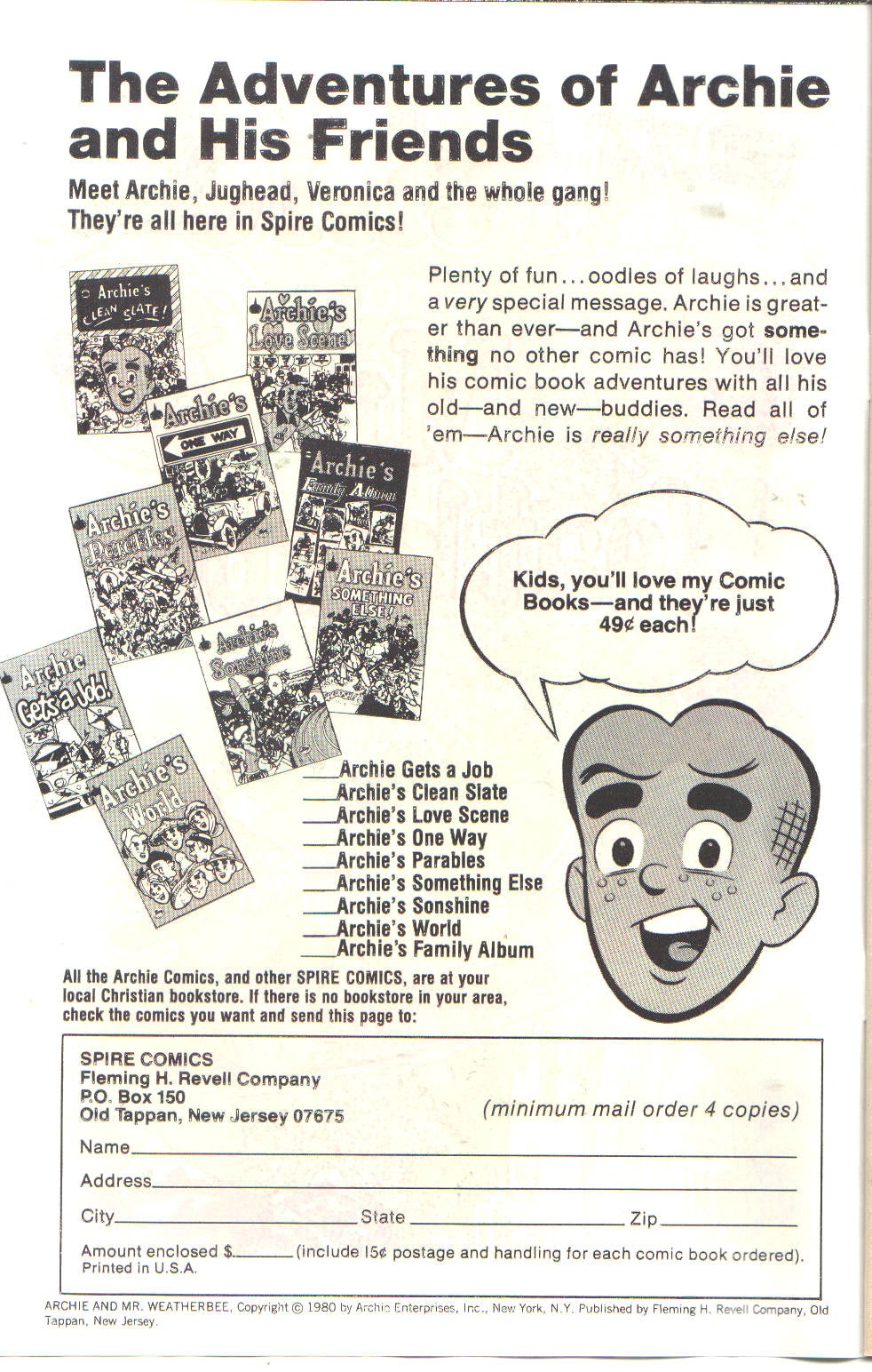 Read online Archie and Mr. Weatherbee comic -  Issue # Full - 2