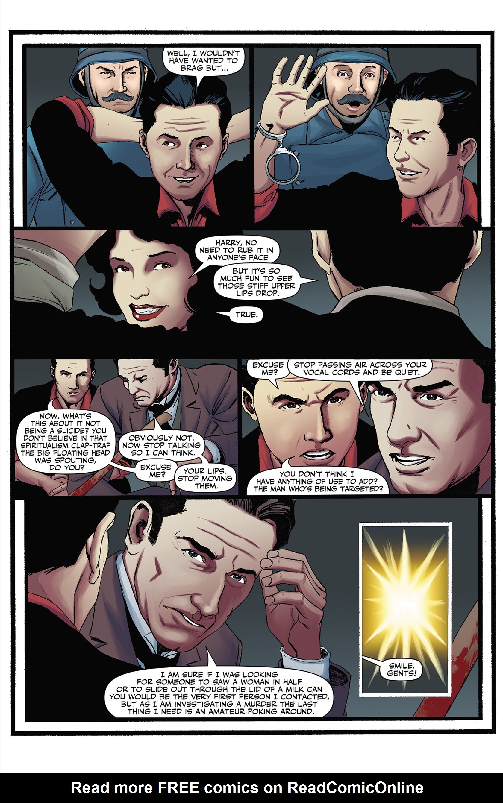Read online Sherlock Holmes vs. Harry Houdini comic -  Issue #2 - 7