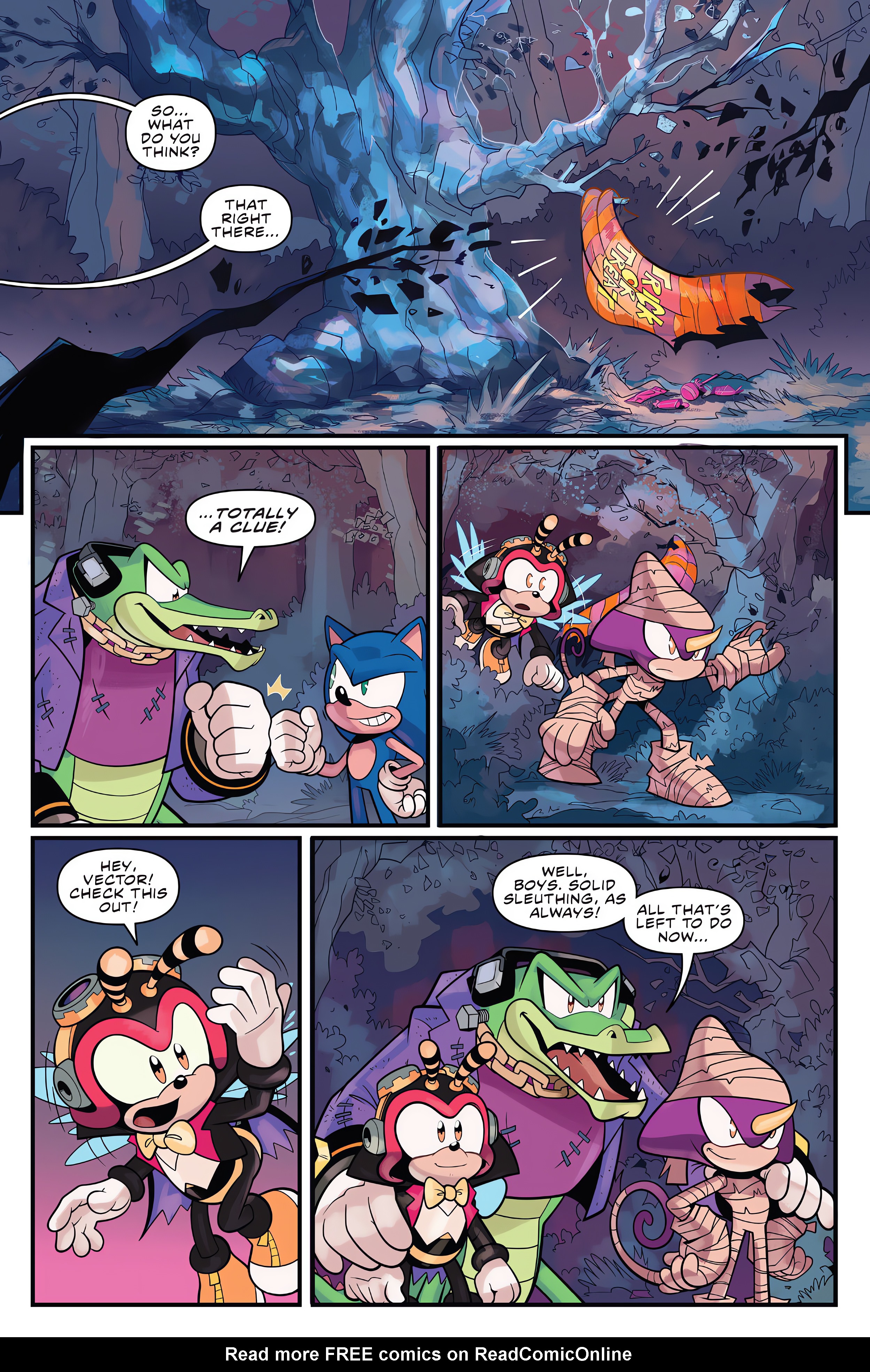 Read online Sonic the Hedgehog (2018) comic -  Issue # _Halloween Special - 13