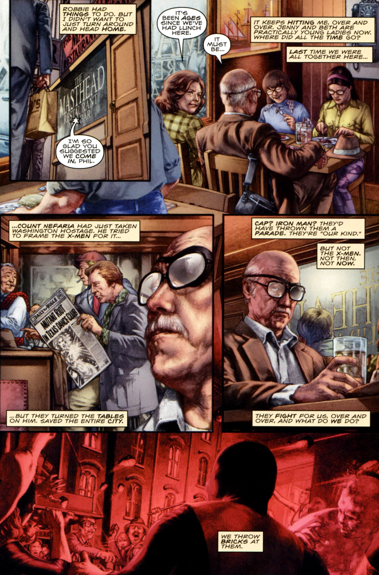 Read online Marvels: Eye Of The Camera comic -  Issue #5 - 12