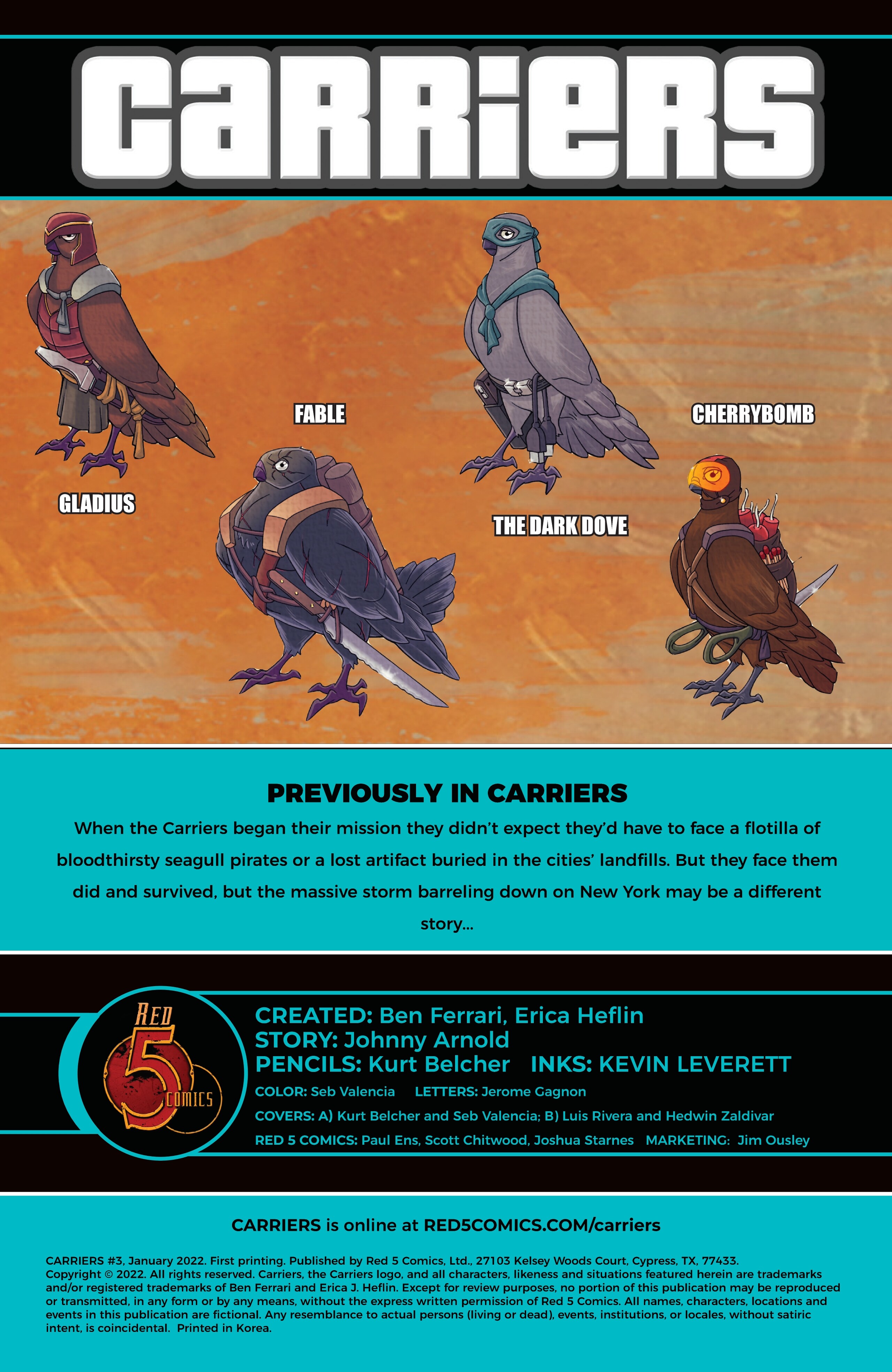 Read online Carriers comic -  Issue #3 - 2
