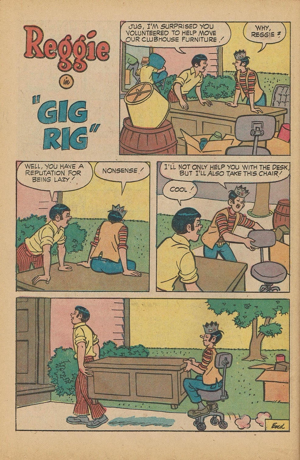 Read online Reggie's Wise Guy Jokes comic -  Issue #24 - 38