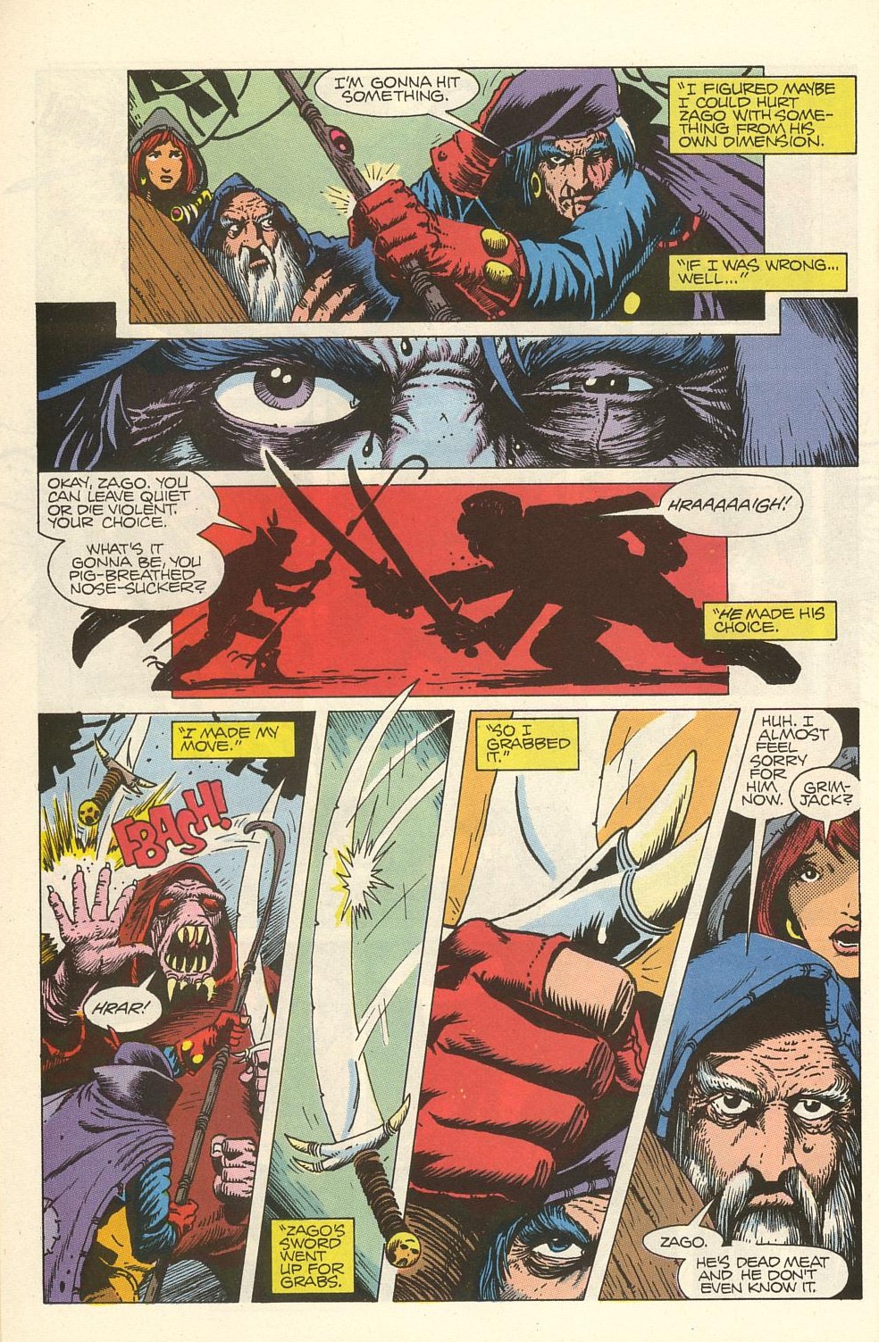 Read online Grimjack comic -  Issue #24 - 16