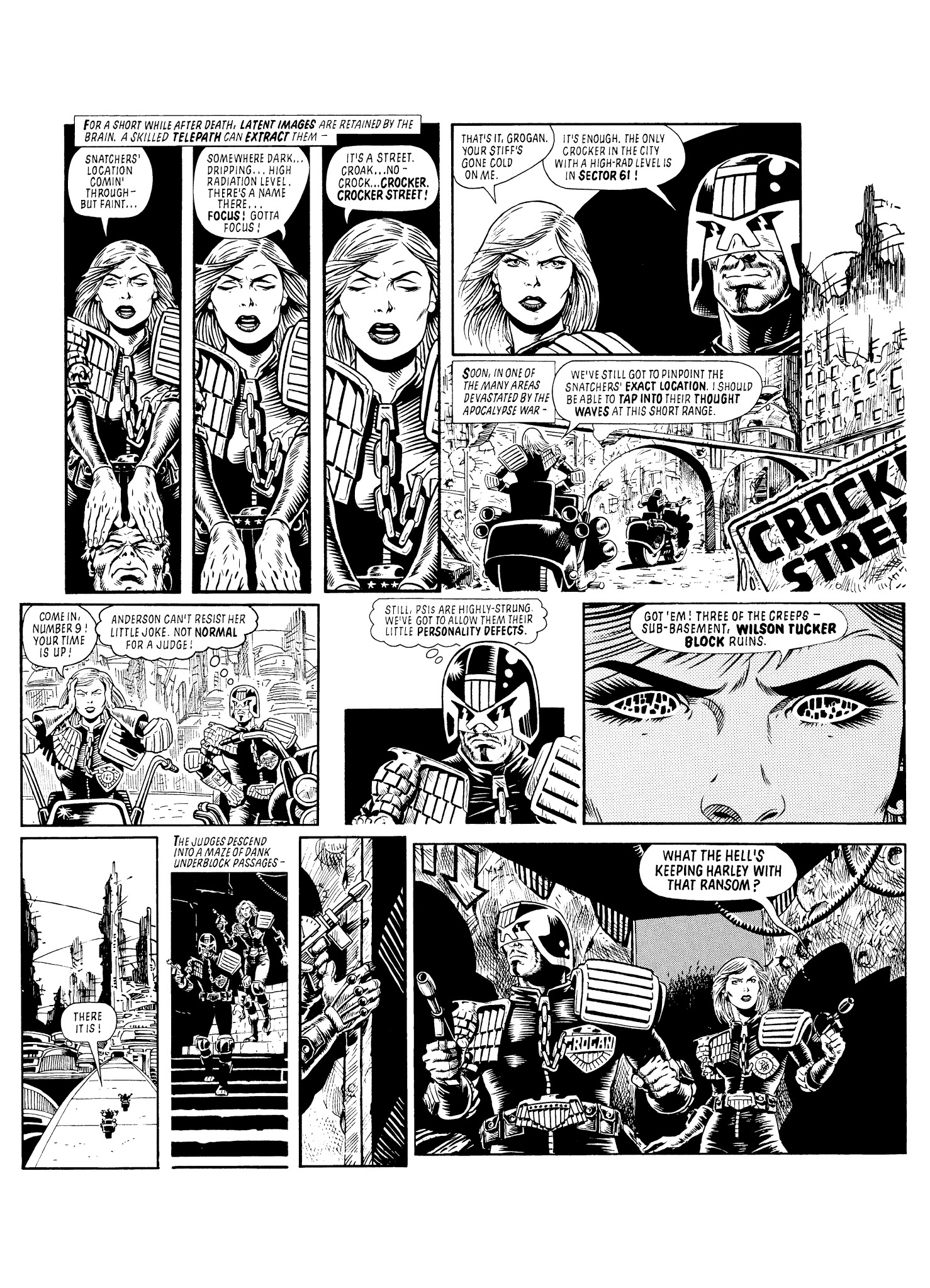 Read online Judge Anderson: The Psi Files comic -  Issue # TPB 1 - 8