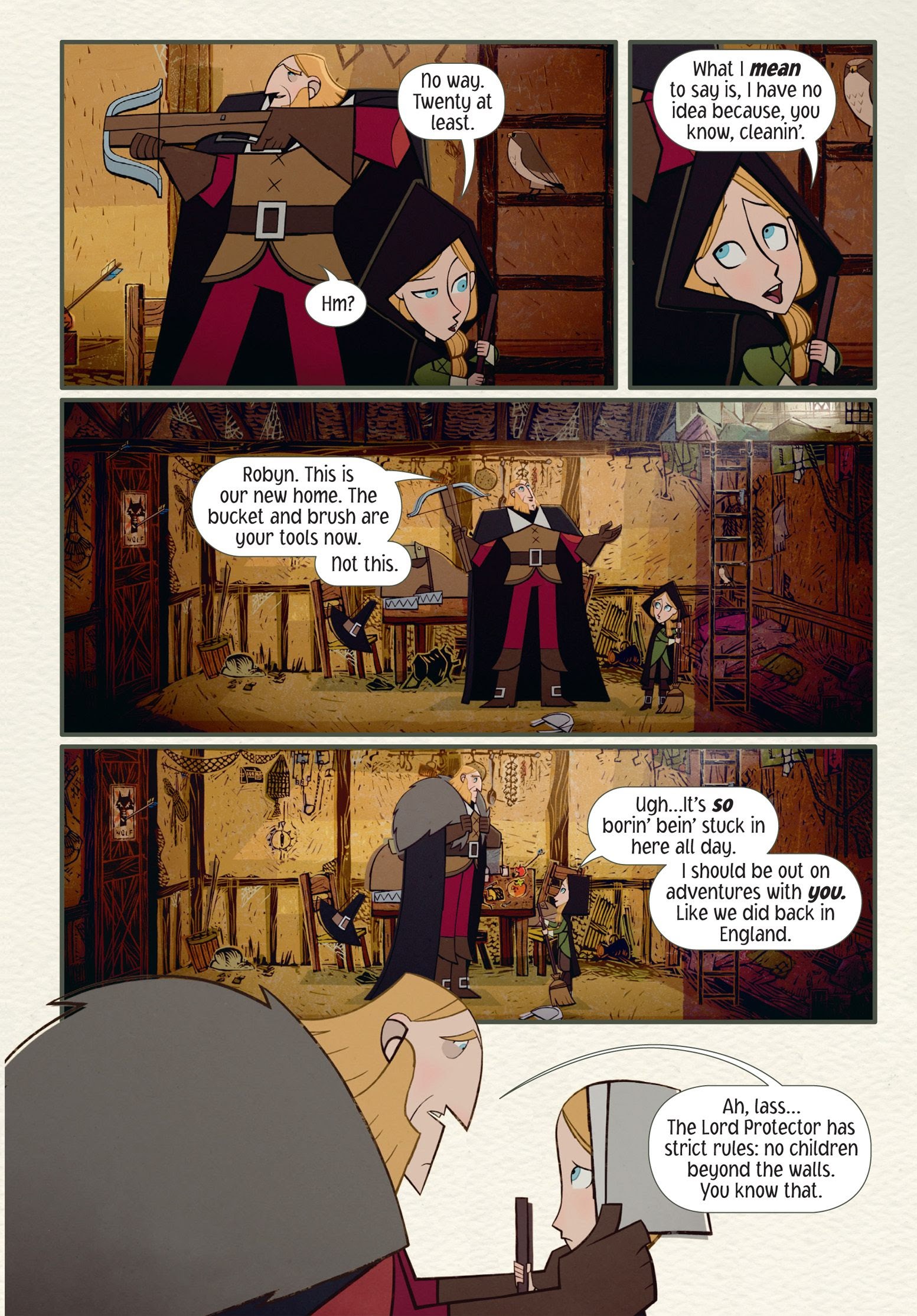 Read online Wolfwalkers: The Graphic Novel comic -  Issue # TPB (Part 1) - 32