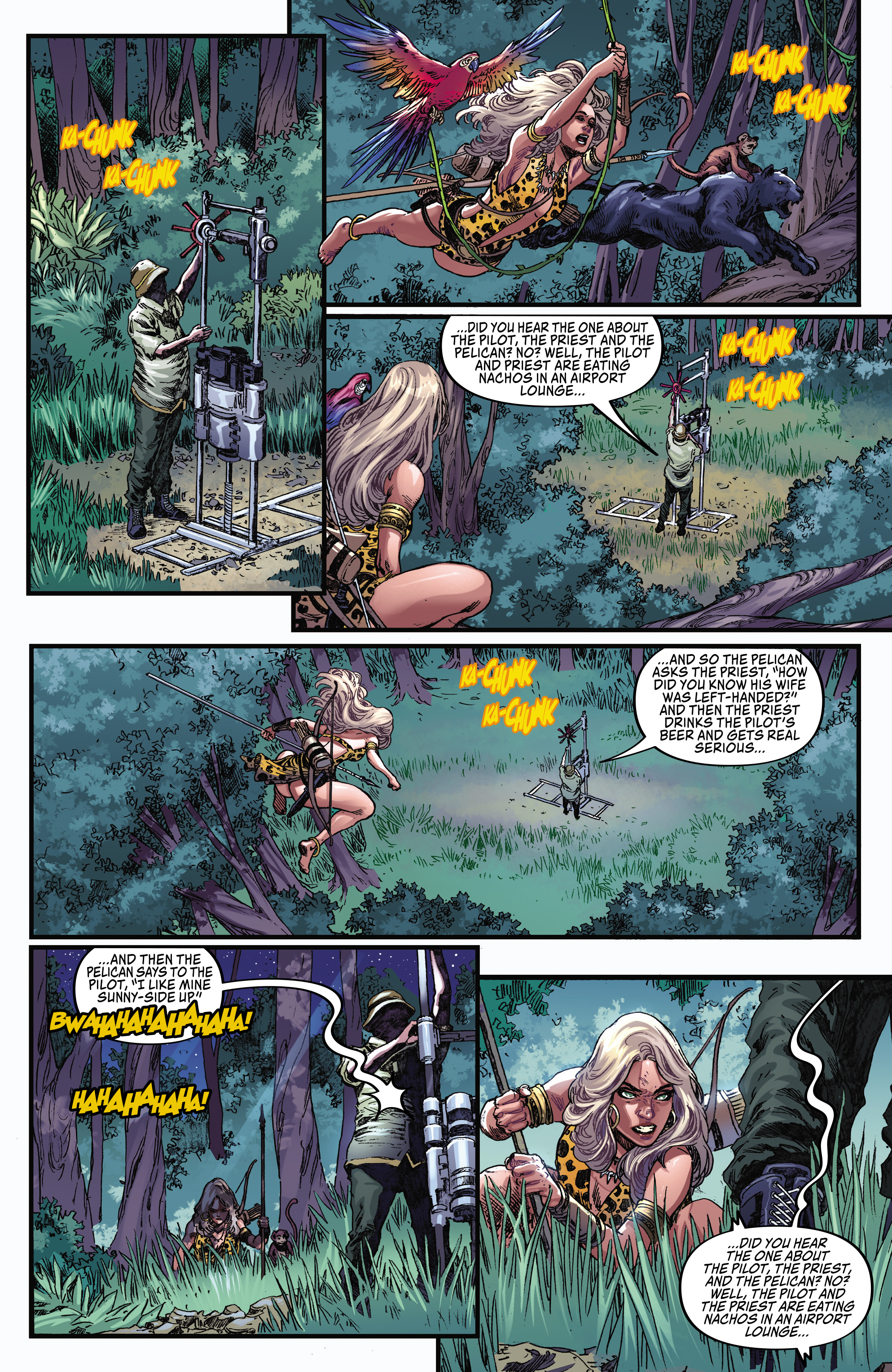 Read online Sheena Queen of the Jungle: Fatal Exams comic -  Issue #2 - 7