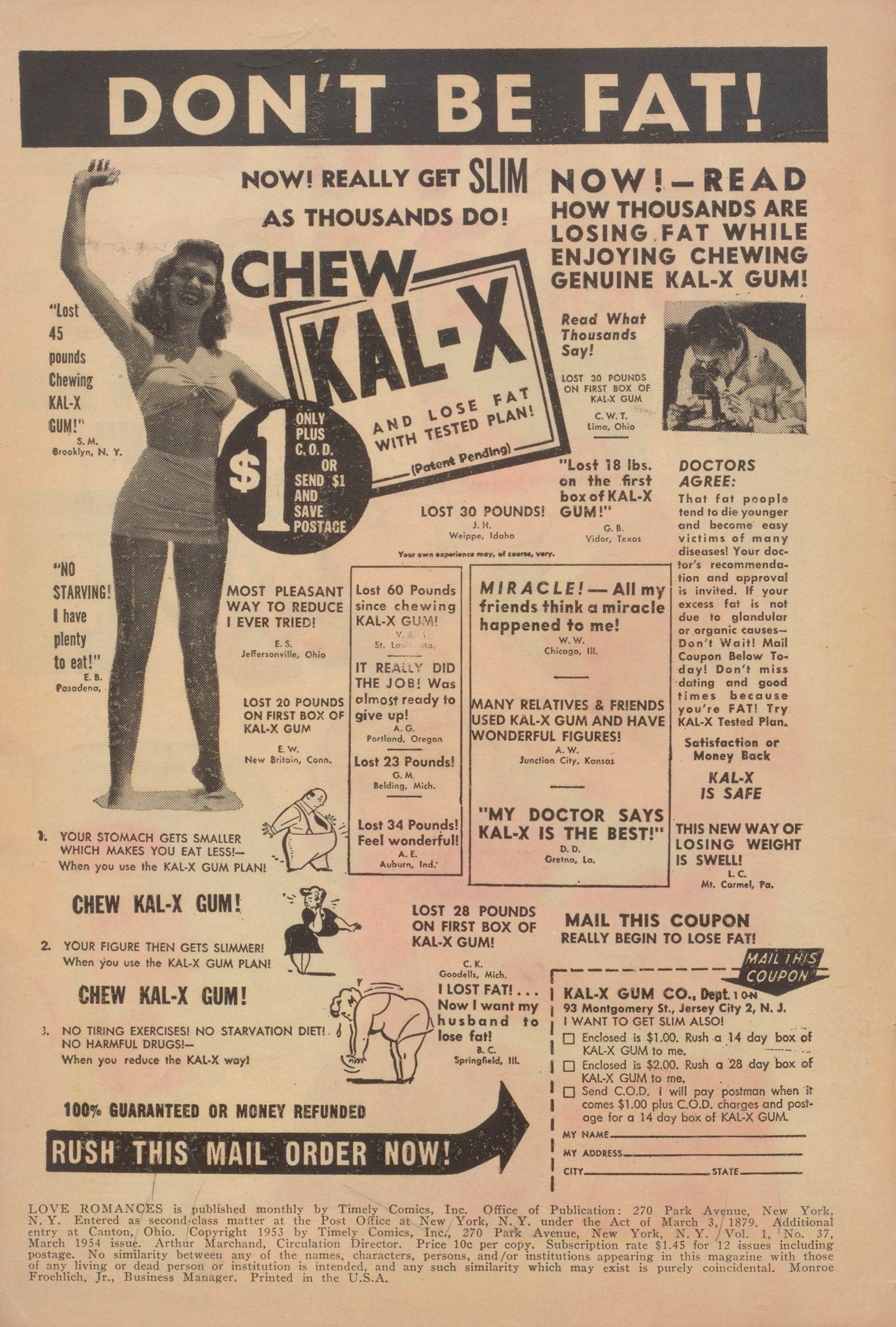 Read online Love Romances comic -  Issue #37 - 2