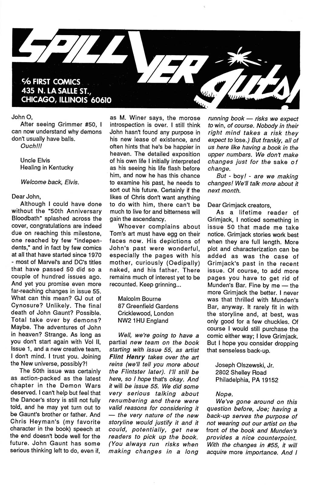 Read online Grimjack comic -  Issue #53 - 32