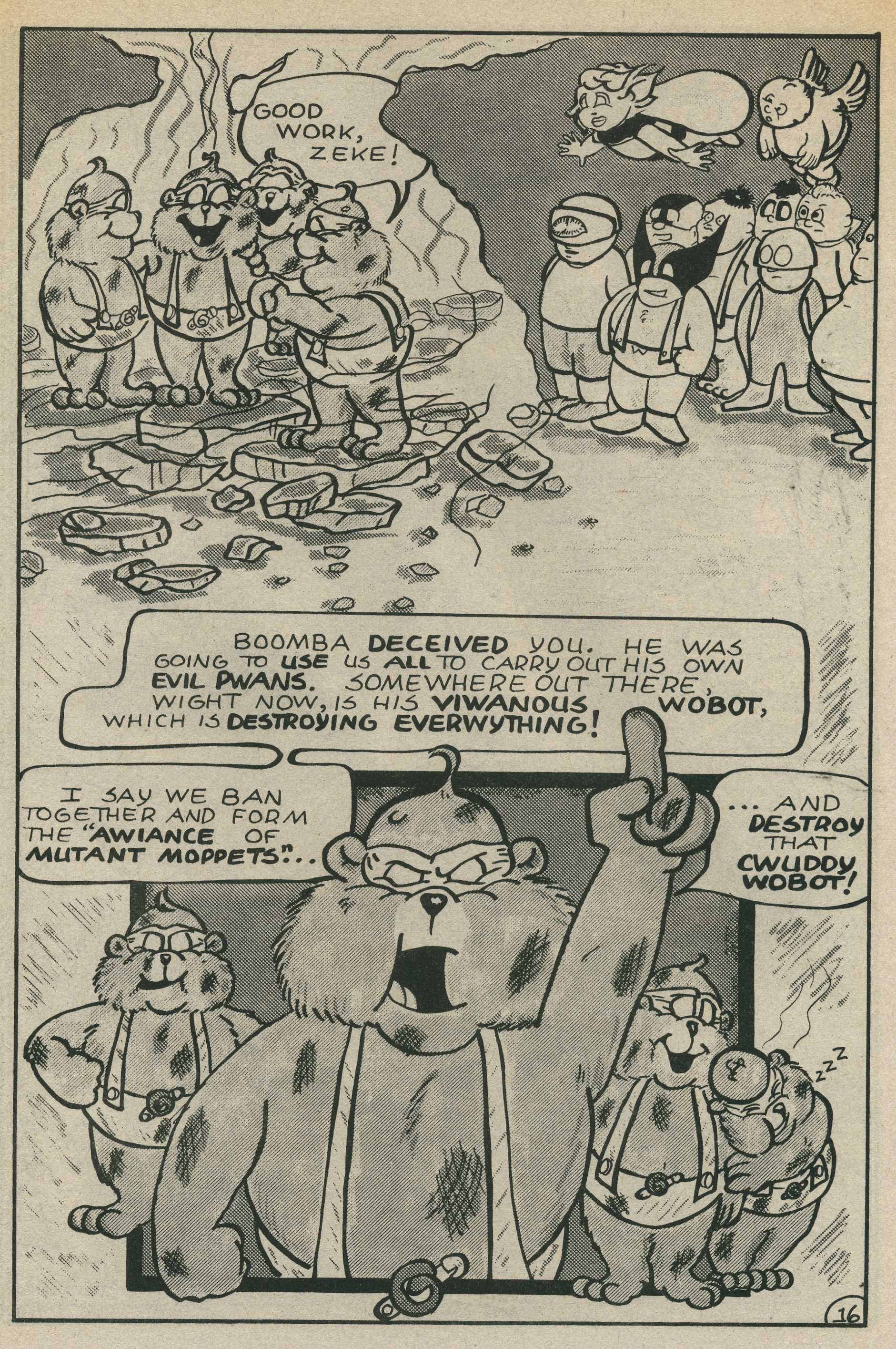 Read online Geriatric Gangrene Jujitsu Gerbils comic -  Issue #3 - 18