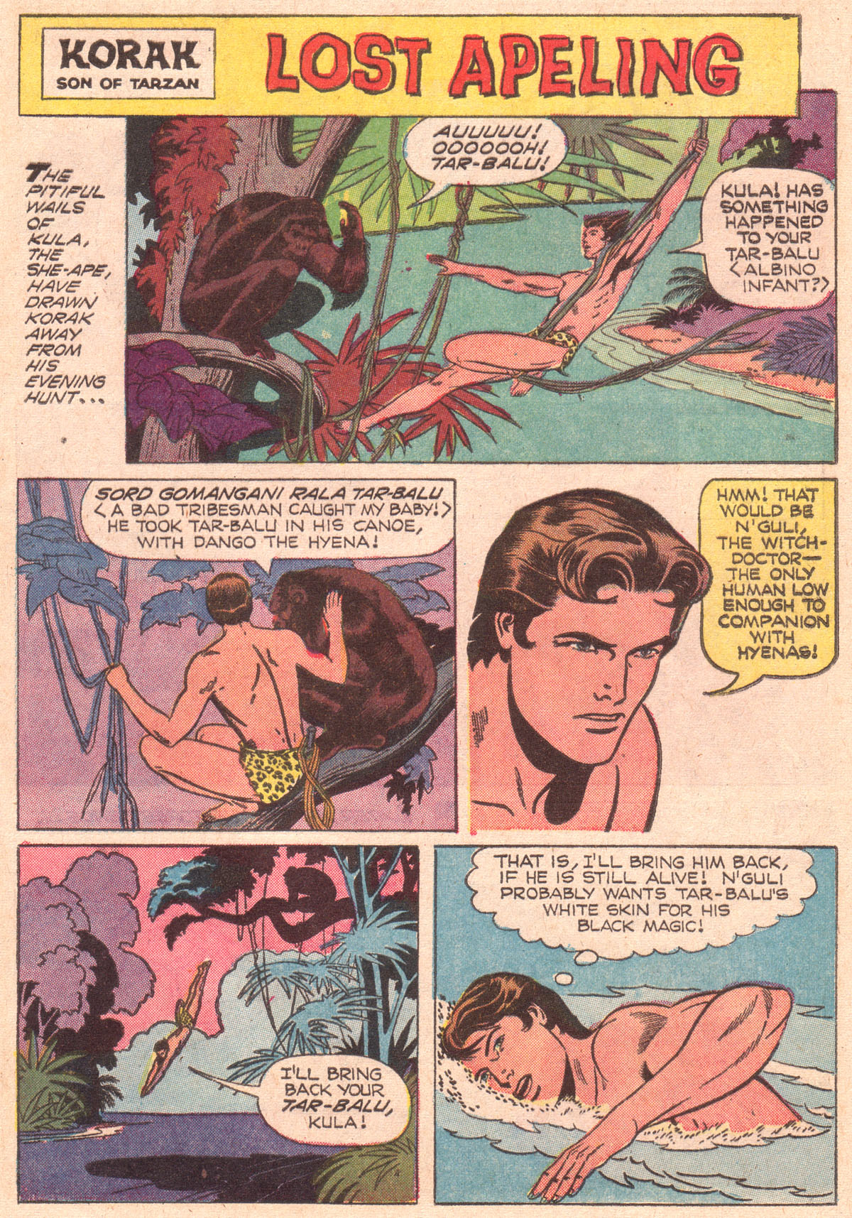 Read online Korak, Son of Tarzan (1964) comic -  Issue #21 - 29