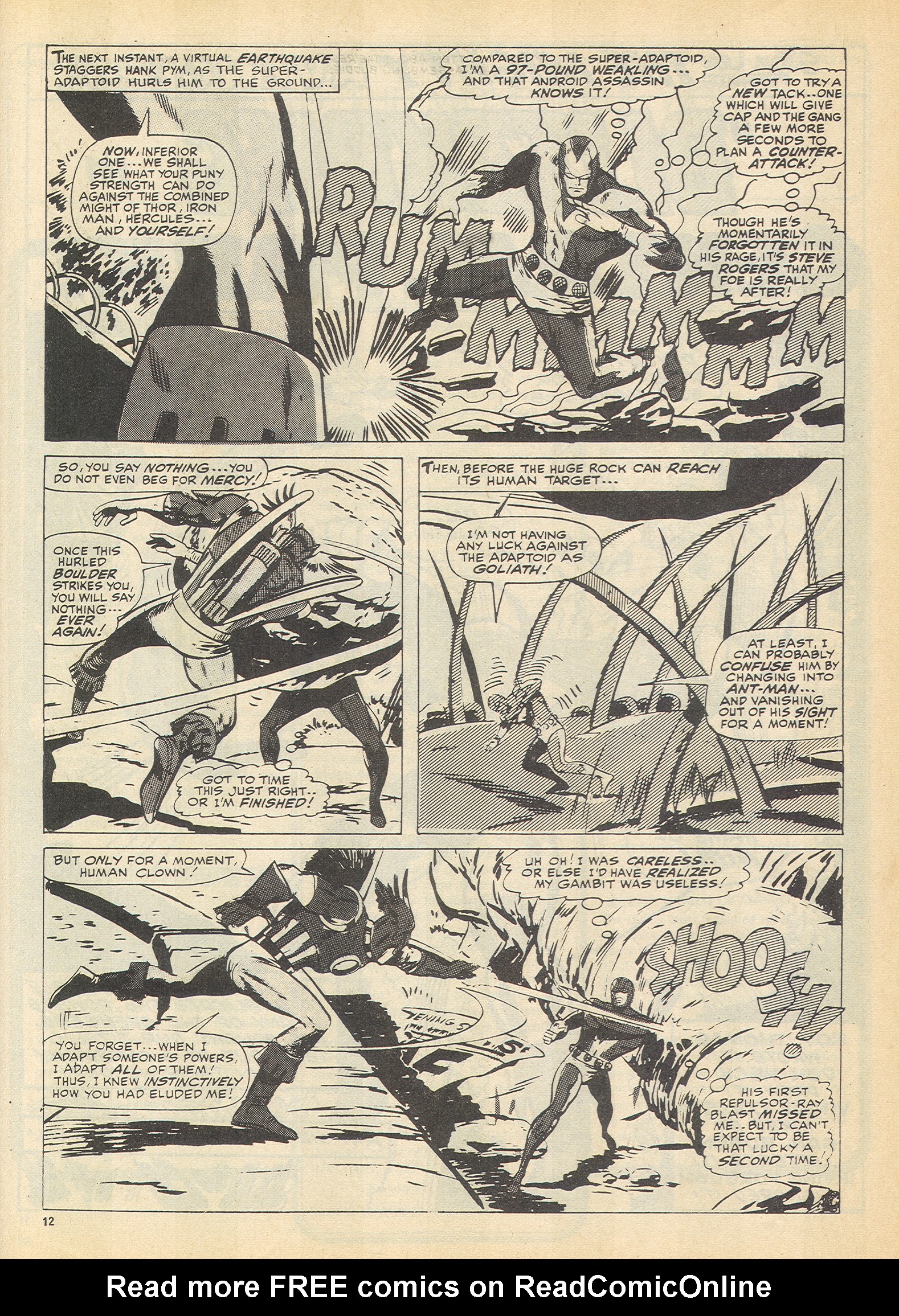 Read online The Avengers (1973) comic -  Issue #57 - 12