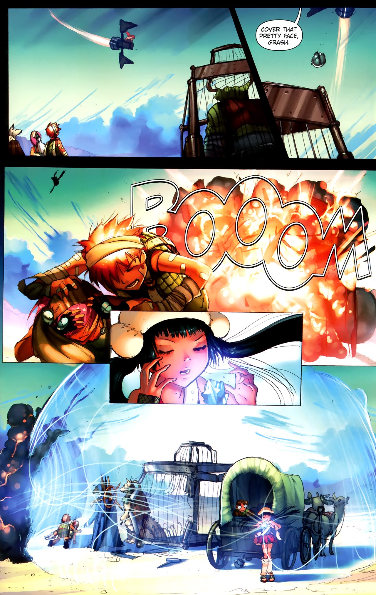 Read online Sky Pirates Of Neo Terra comic -  Issue #3 - 22