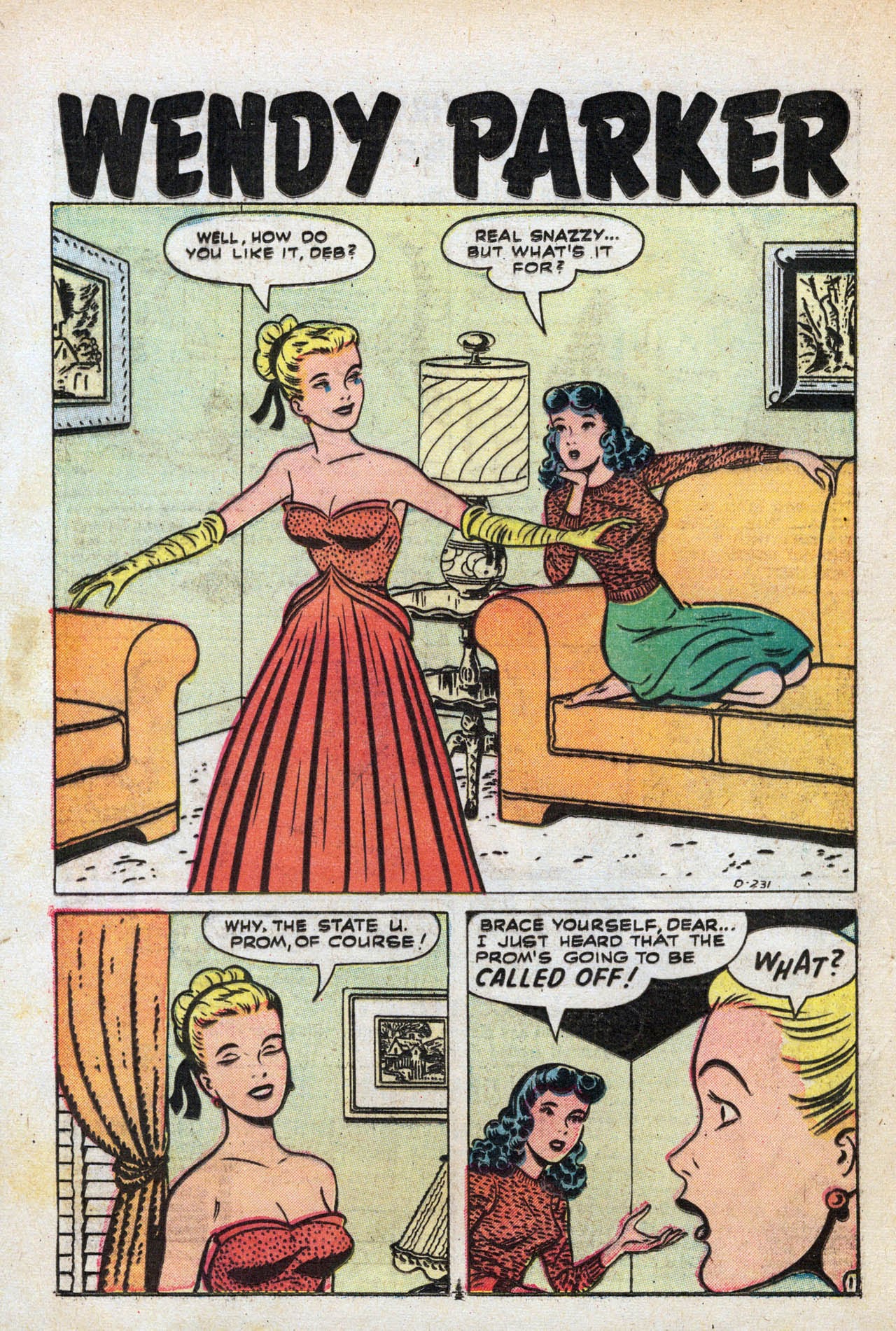 Read online Patsy and Hedy comic -  Issue #20 - 20