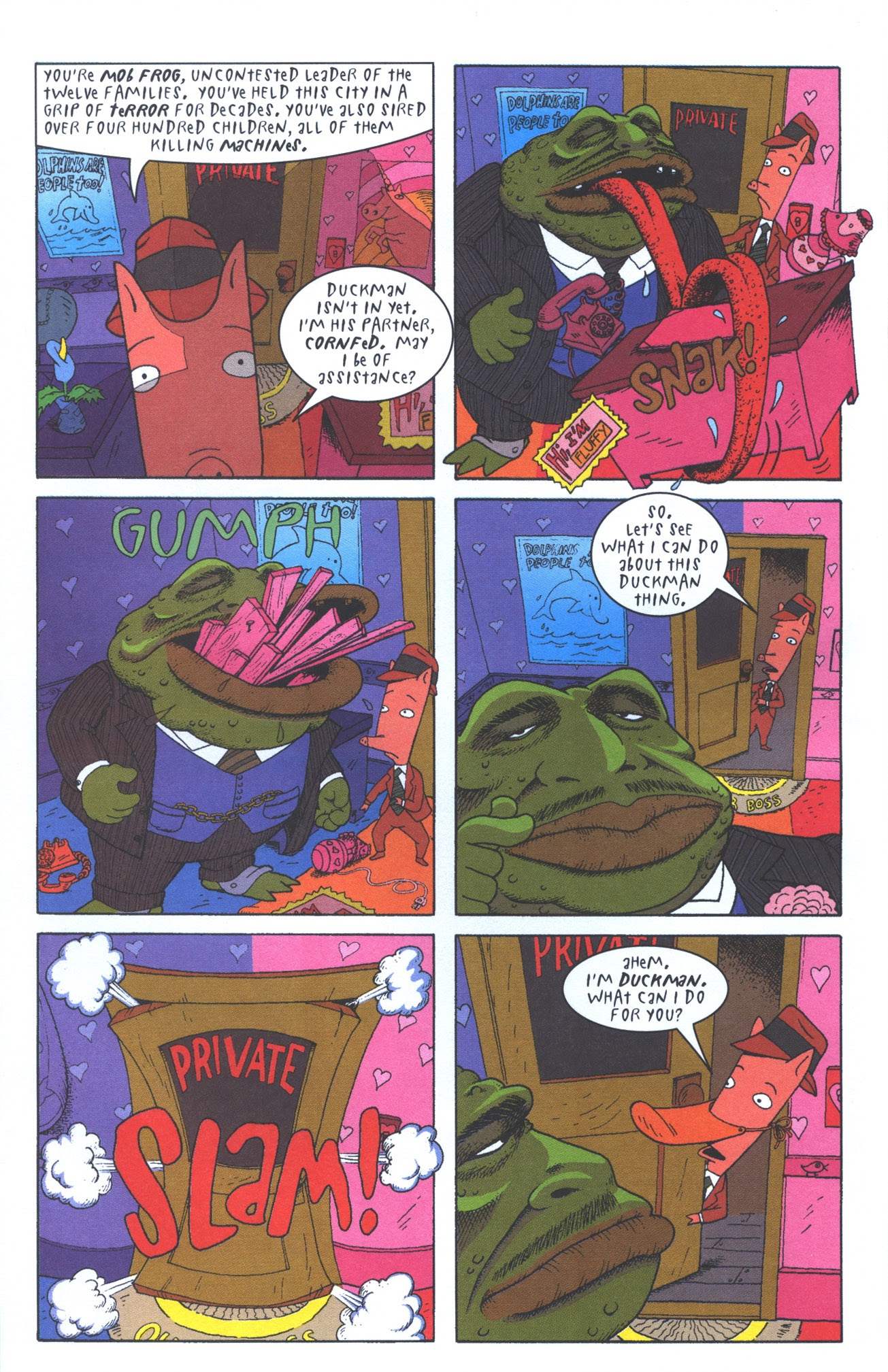 Read online Duckman : The Mob Frog Saga comic -  Issue #1 - 8