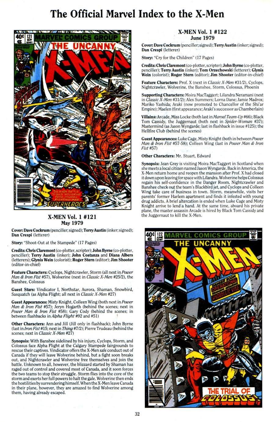 Read online The Official Marvel Index To The X-Men (1994) comic -  Issue #2 - 34