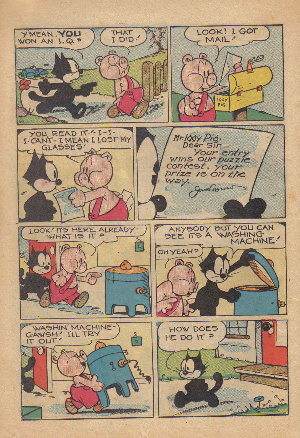 Read online Felix the Cat (1948) comic -  Issue #5 - 32