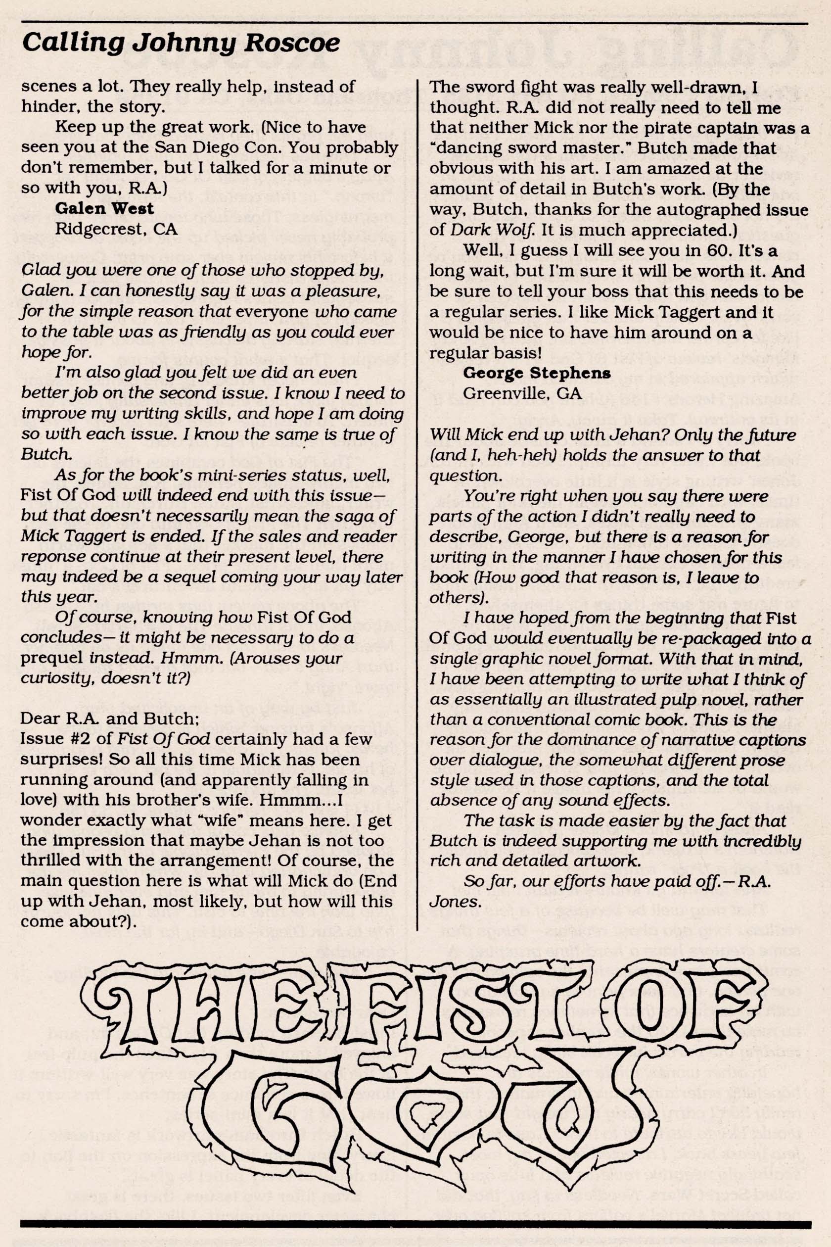 Read online The Fist of God comic -  Issue #4 - 28