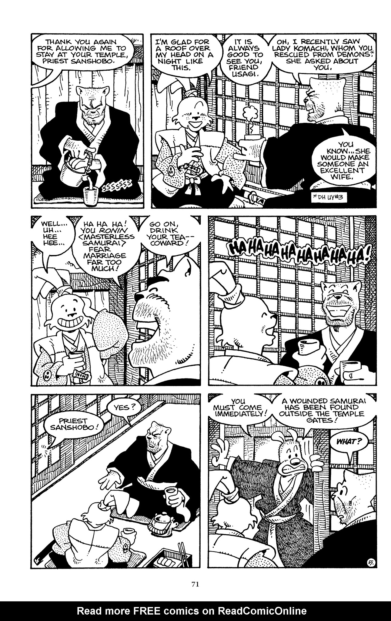 Read online The Usagi Yojimbo Saga comic -  Issue # TPB 2 - 71