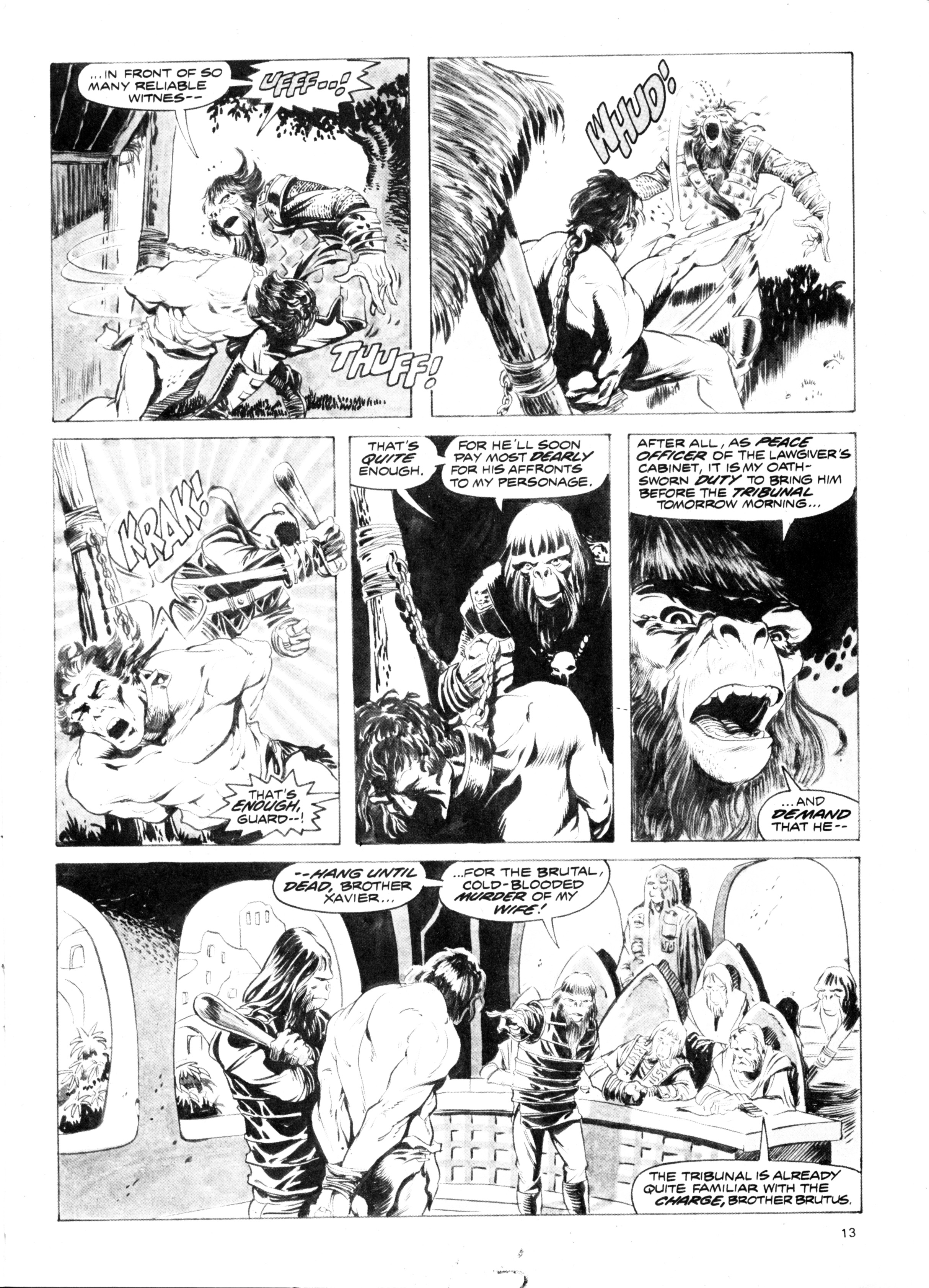 Read online Planet of the Apes (1974) comic -  Issue #13 - 13