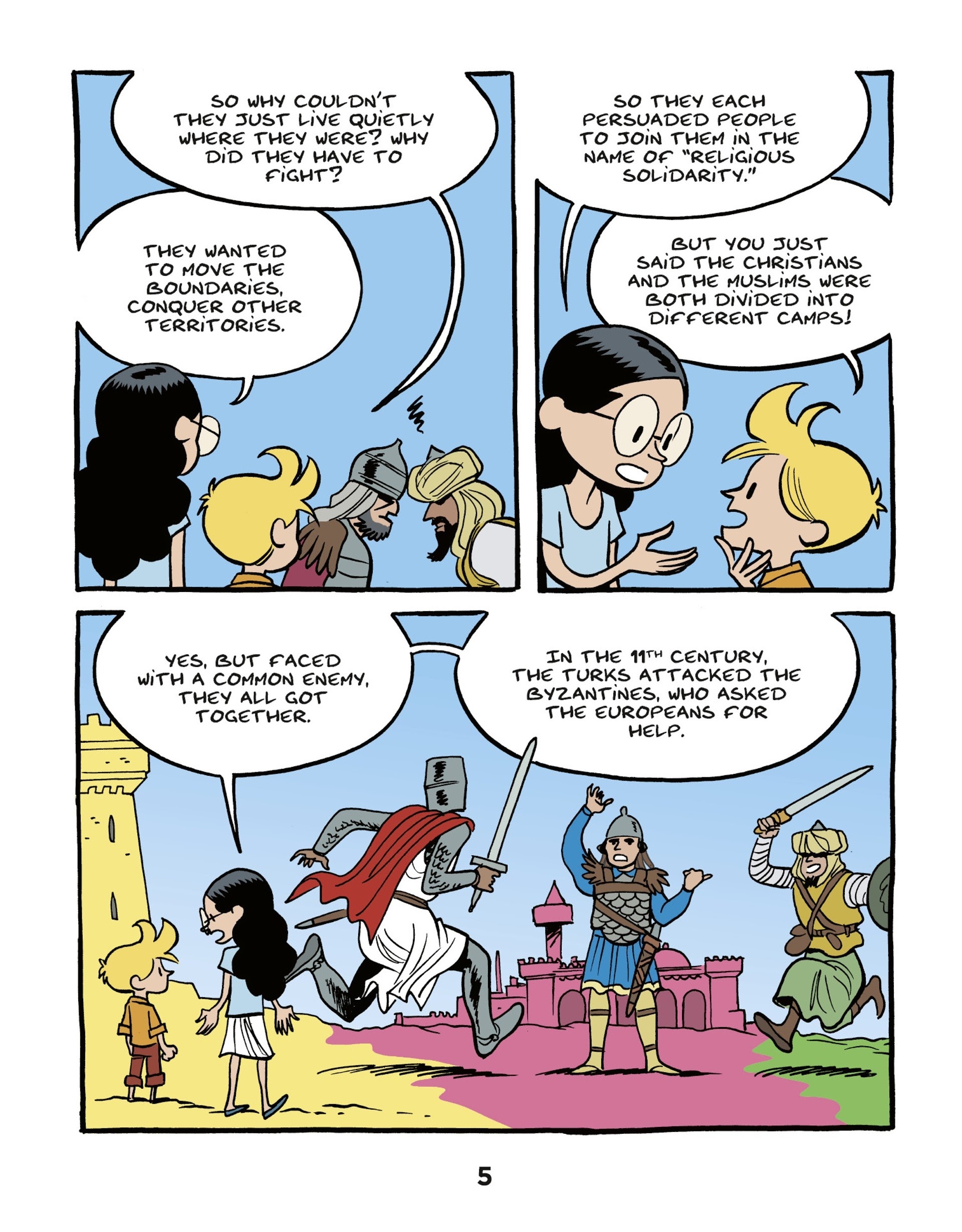 Read online On The History Trail With Ariane & Nino comic -  Issue #3 - 5