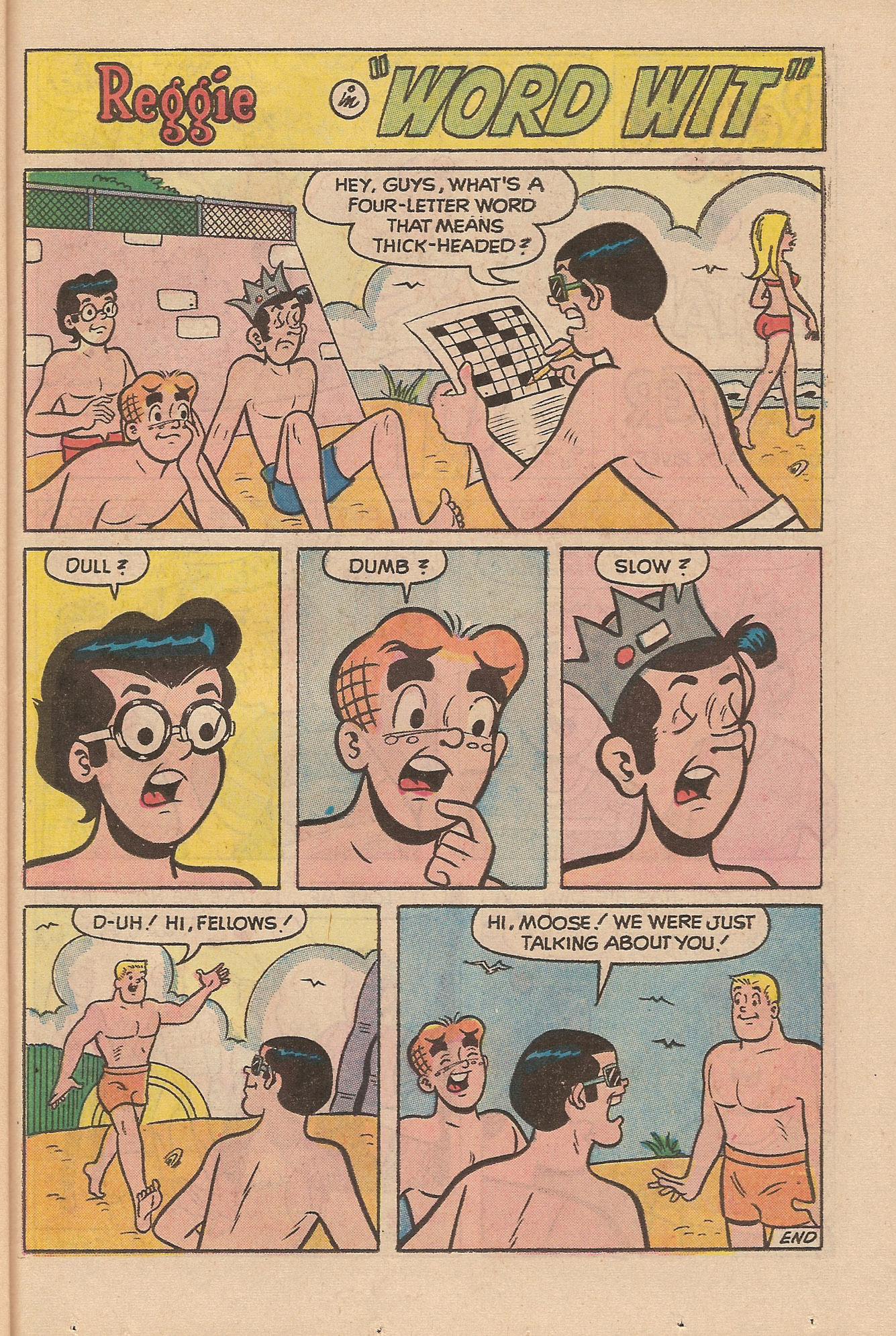 Read online Reggie's Wise Guy Jokes comic -  Issue #27 - 39