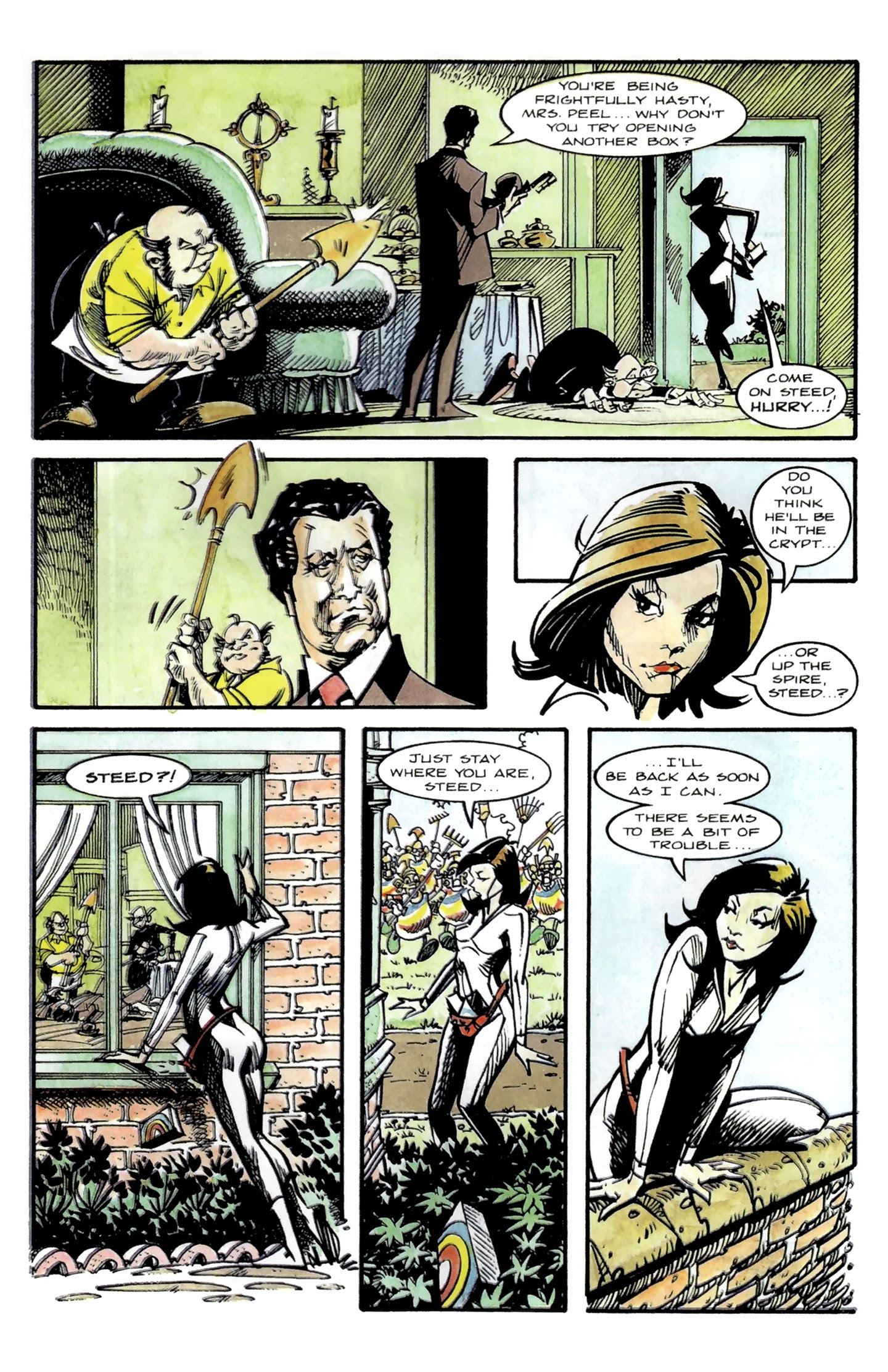 Read online Steed and Mrs. Peel (2012) comic -  Issue #6 - 9