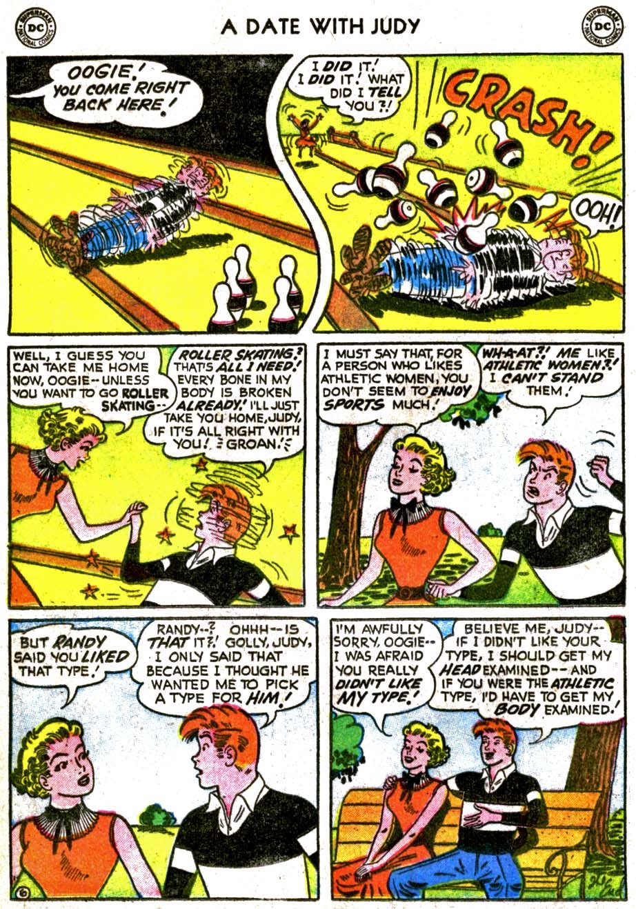 Read online A Date with Judy comic -  Issue #51 - 16