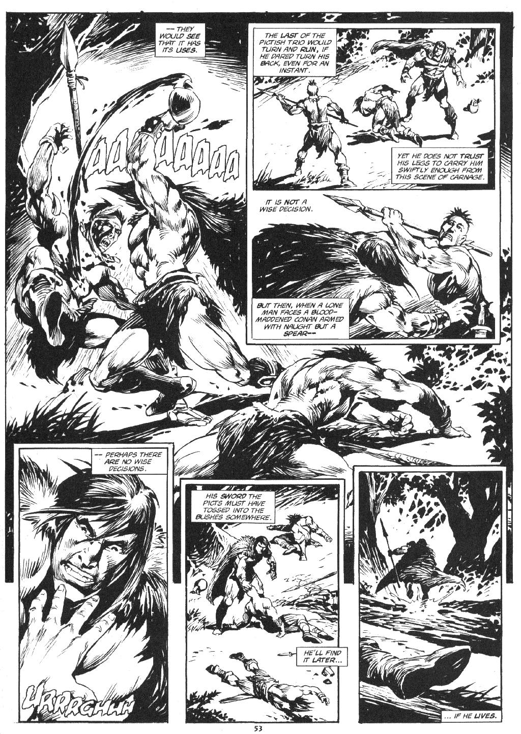 Read online The Savage Sword Of Conan comic -  Issue #219 - 54