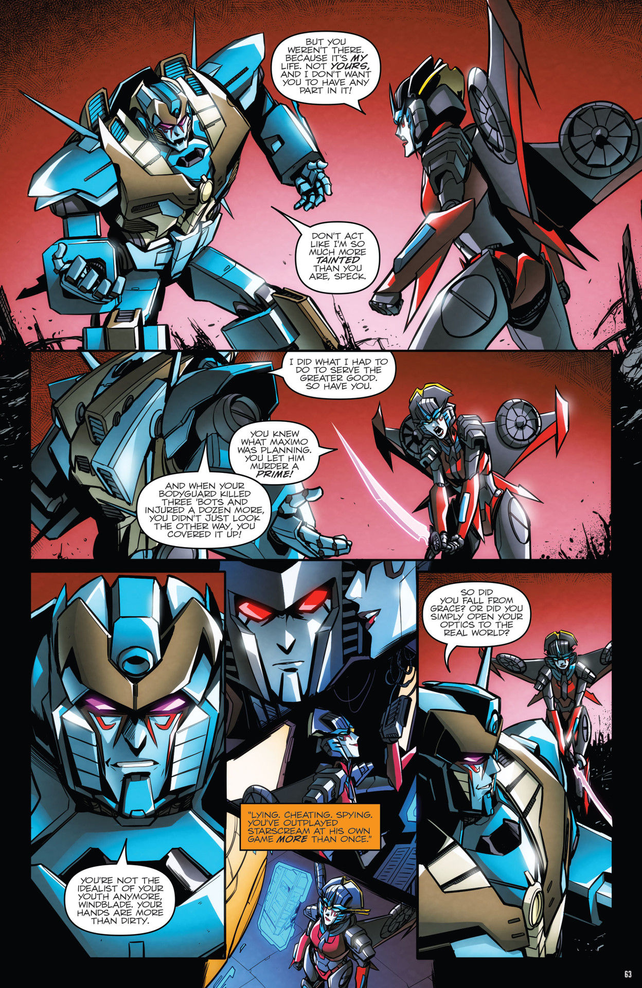 Read online Transformers: The IDW Collection Phase Three comic -  Issue # TPB 2 (Part 1) - 64