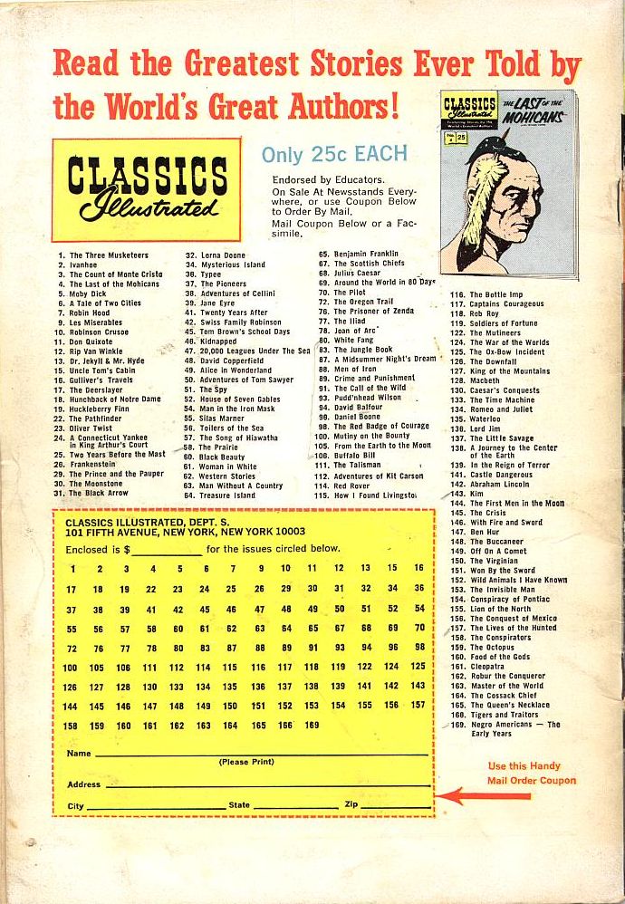 Read online Classics Illustrated comic -  Issue #133 - 54
