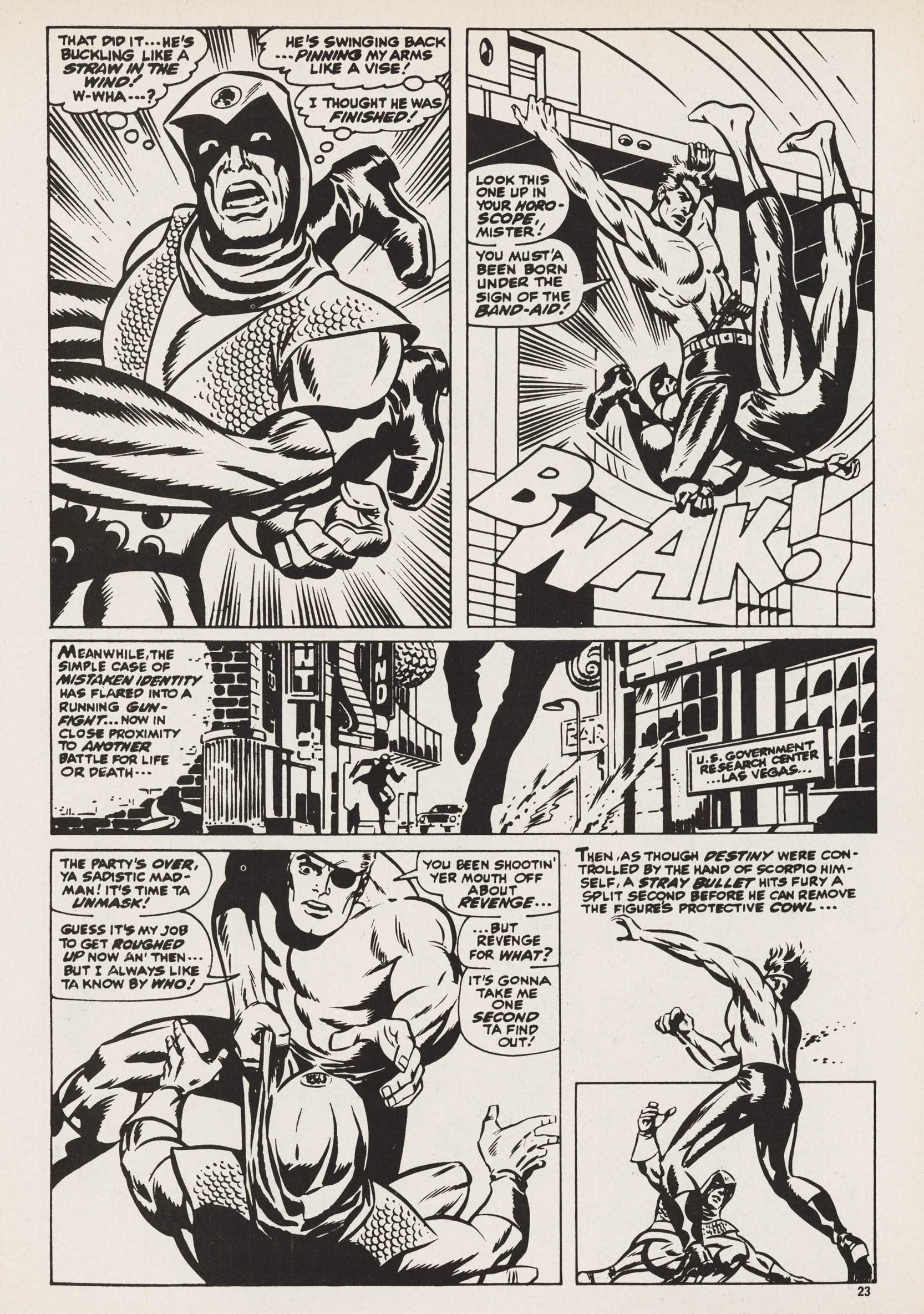 Read online Captain Britain (1976) comic -  Issue #31 - 23