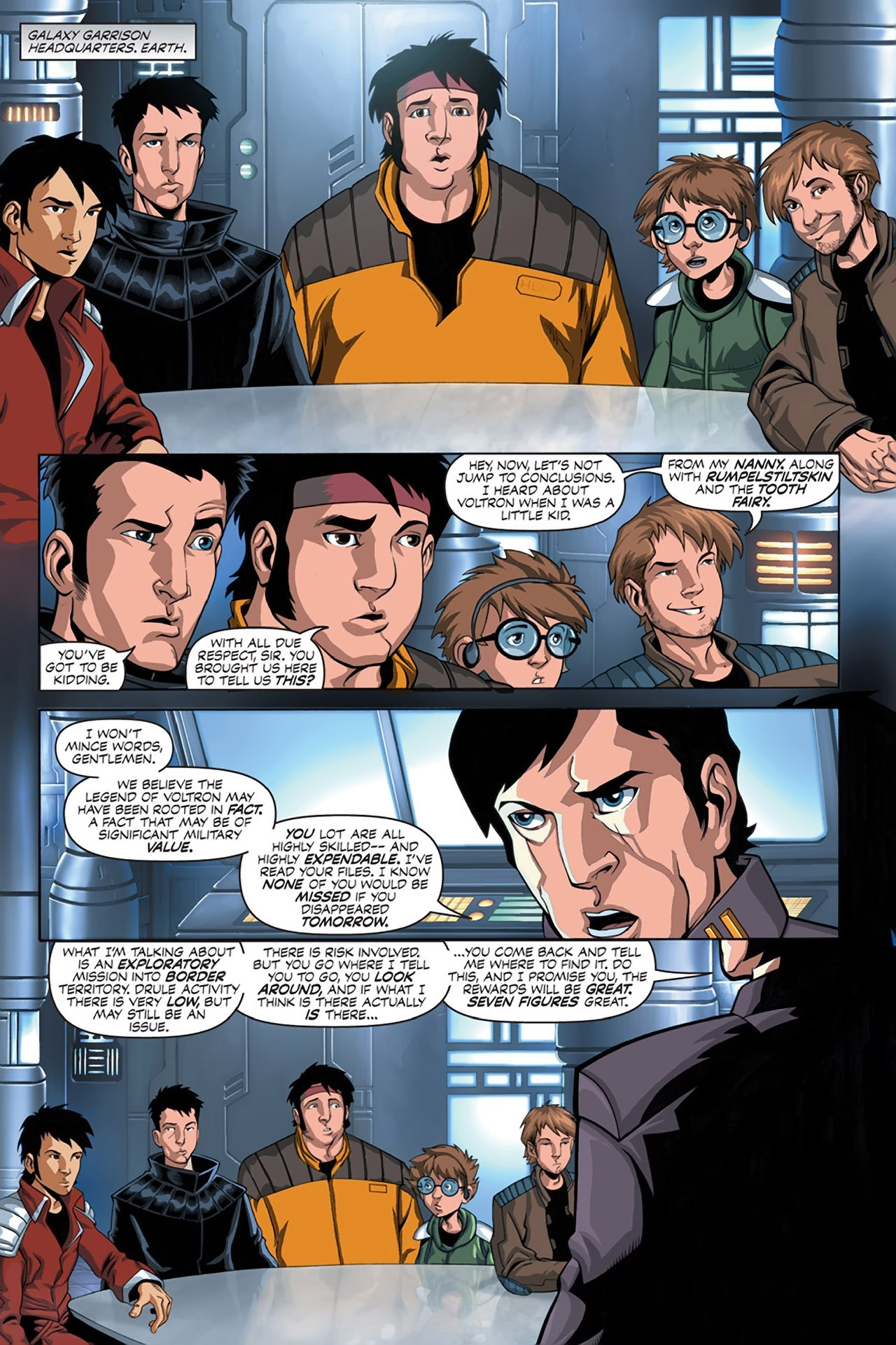 Read online Voltron: Defender of the Universe (Existed) comic -  Issue #1 - 7