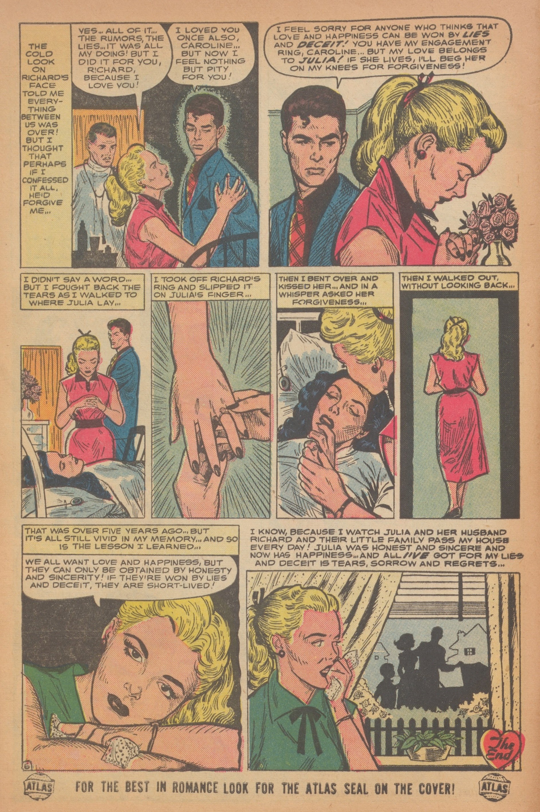 Read online Love Romances comic -  Issue #35 - 8