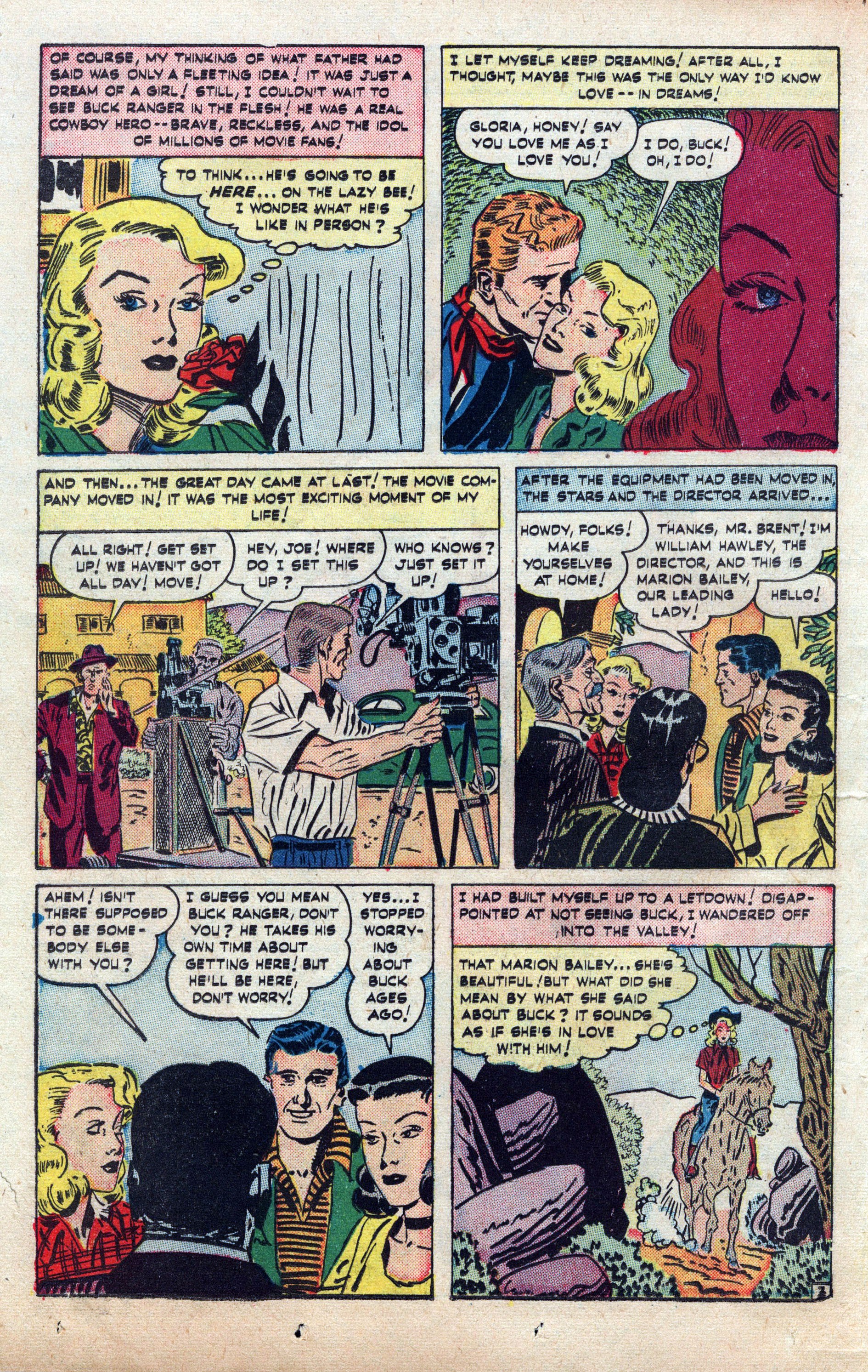 Read online Cowboy Romances comic -  Issue #2 - 34