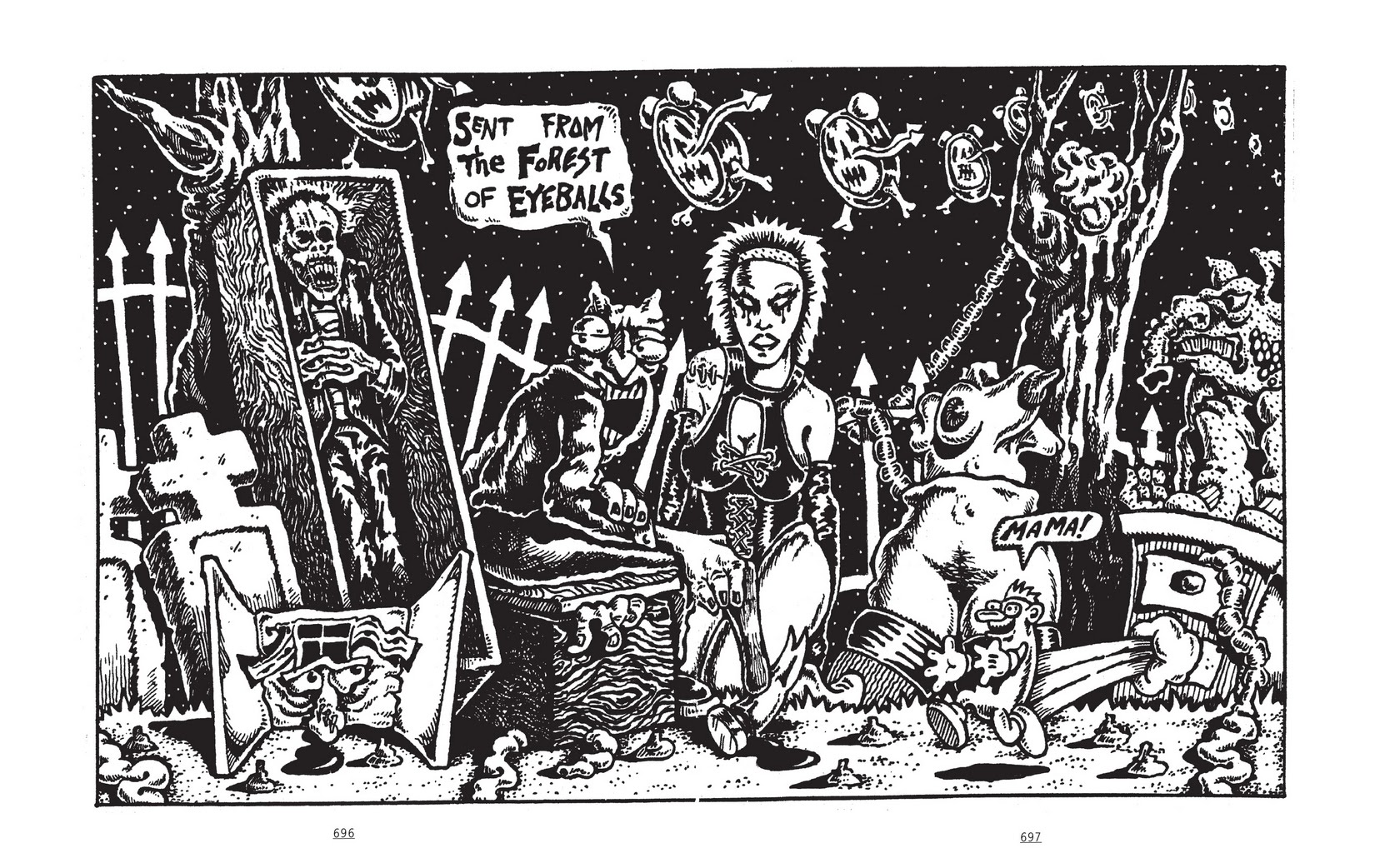 Read online NEWAVE! The Underground Mini Comix of the 1980's comic -  Issue # TPB (Part 7) - 68