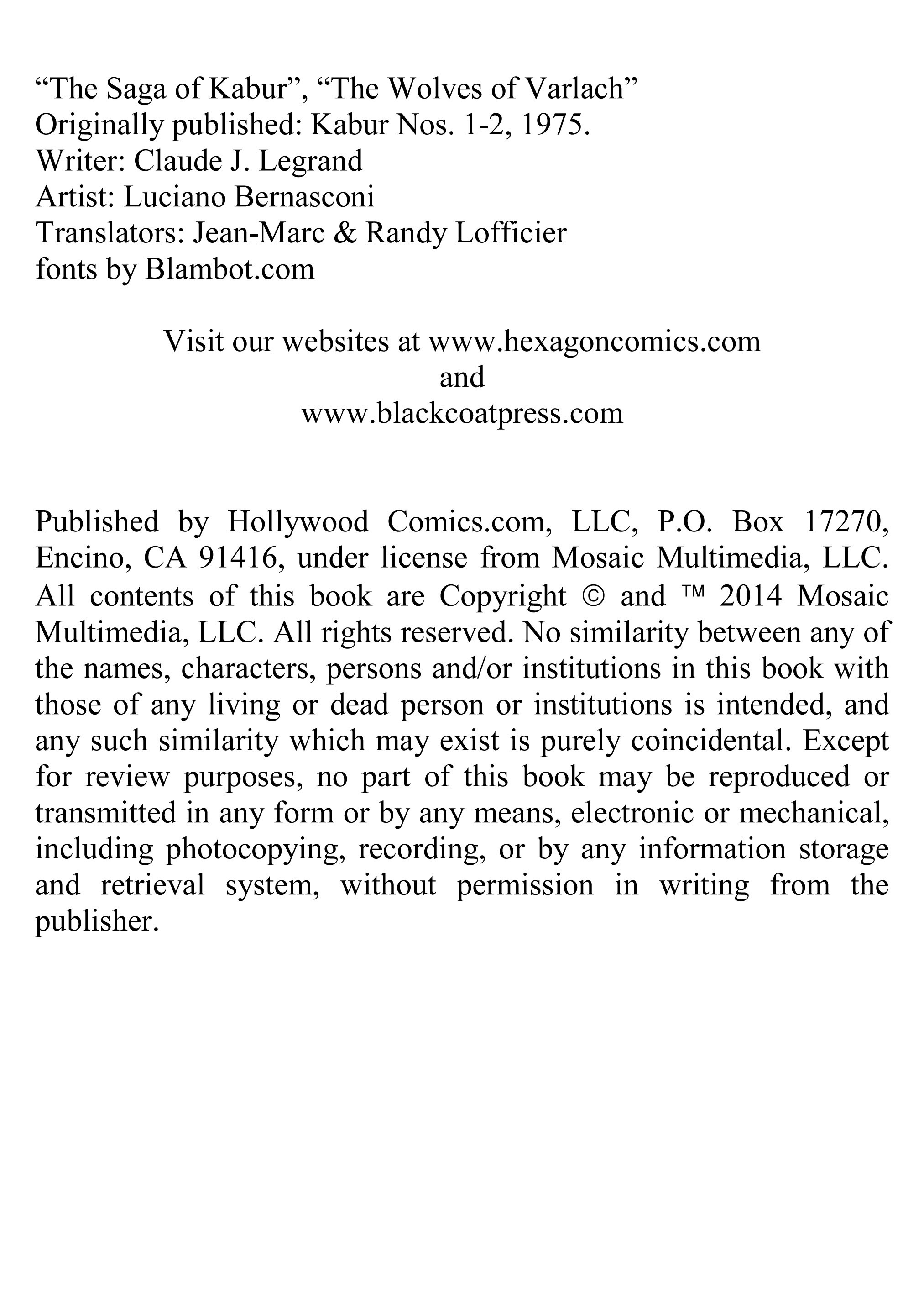 Read online Kabur comic -  Issue #1 - 2