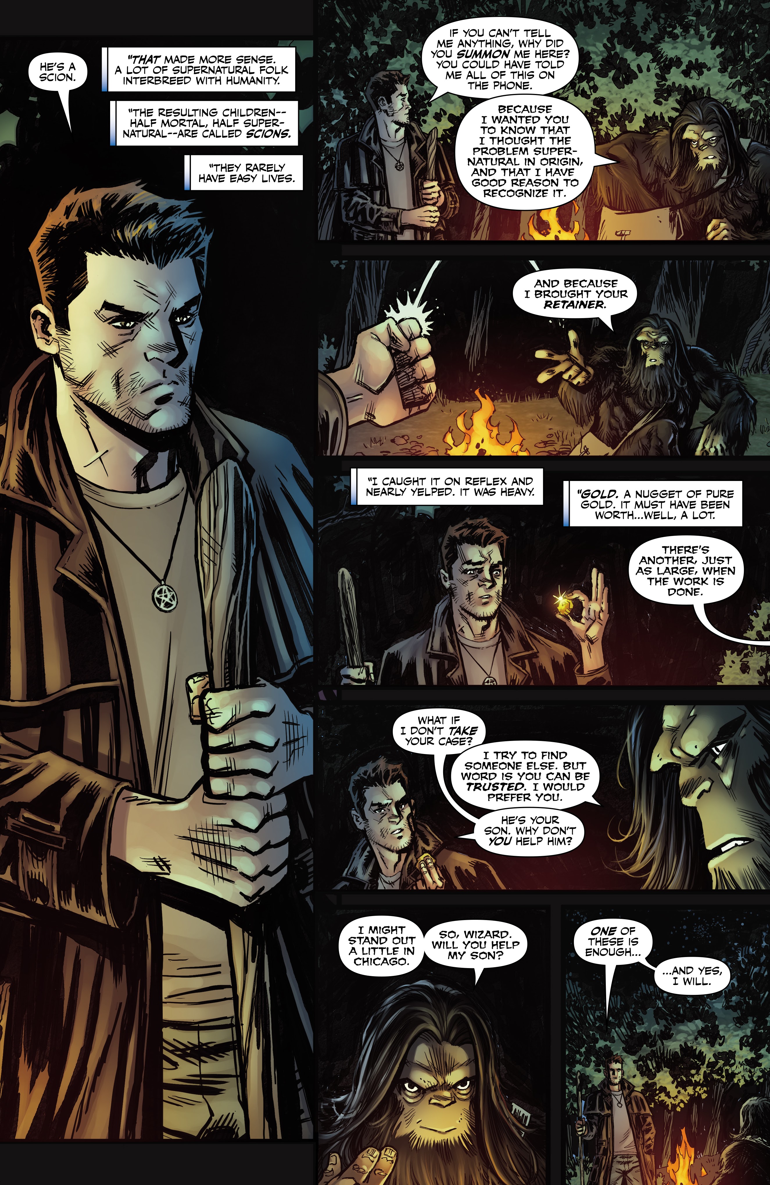 Read online Jim Butcher's The Dresden Files: Bigfoot comic -  Issue # TPB - 13