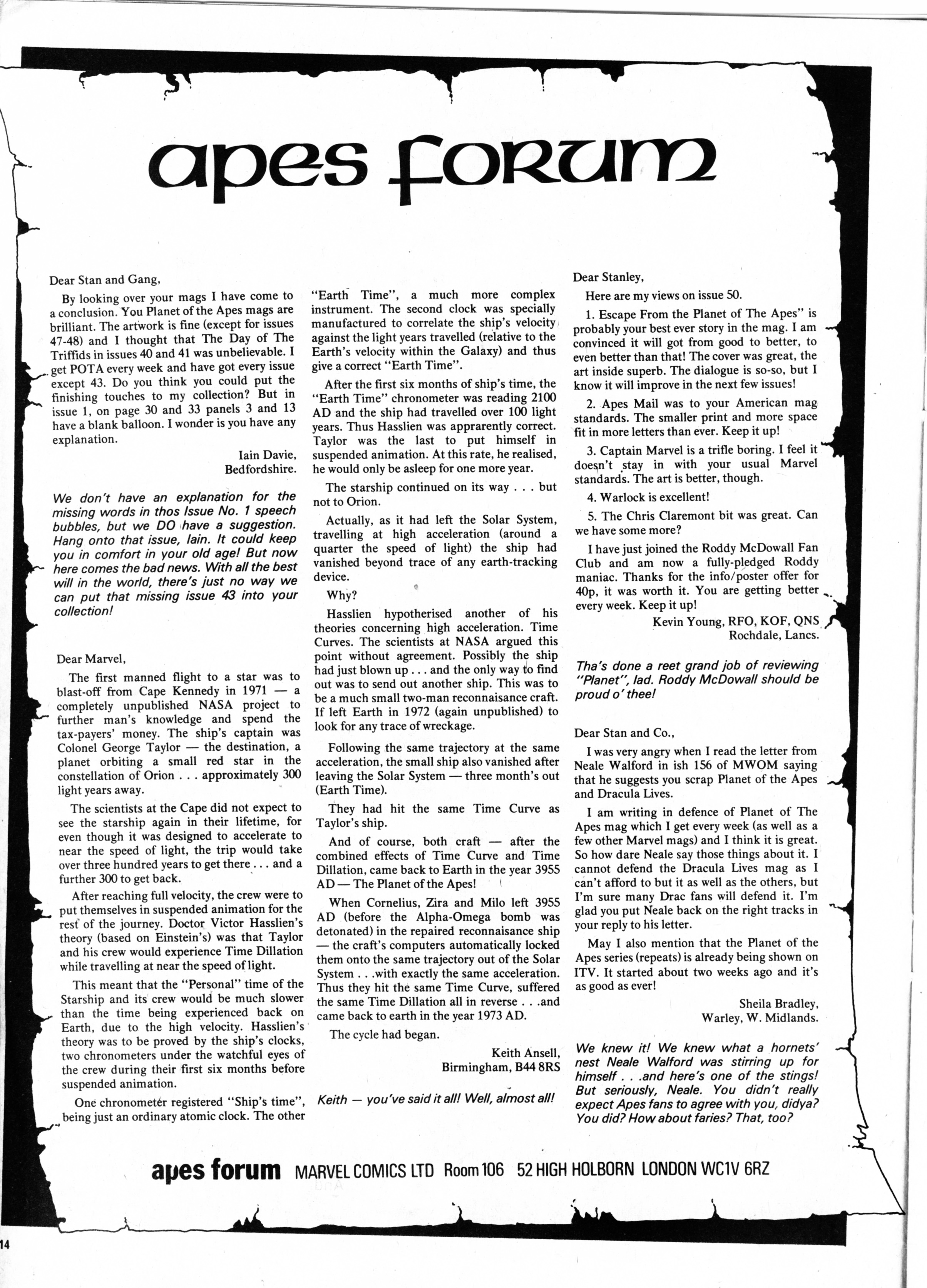 Read online Planet of the Apes (1974) comic -  Issue #64 - 14