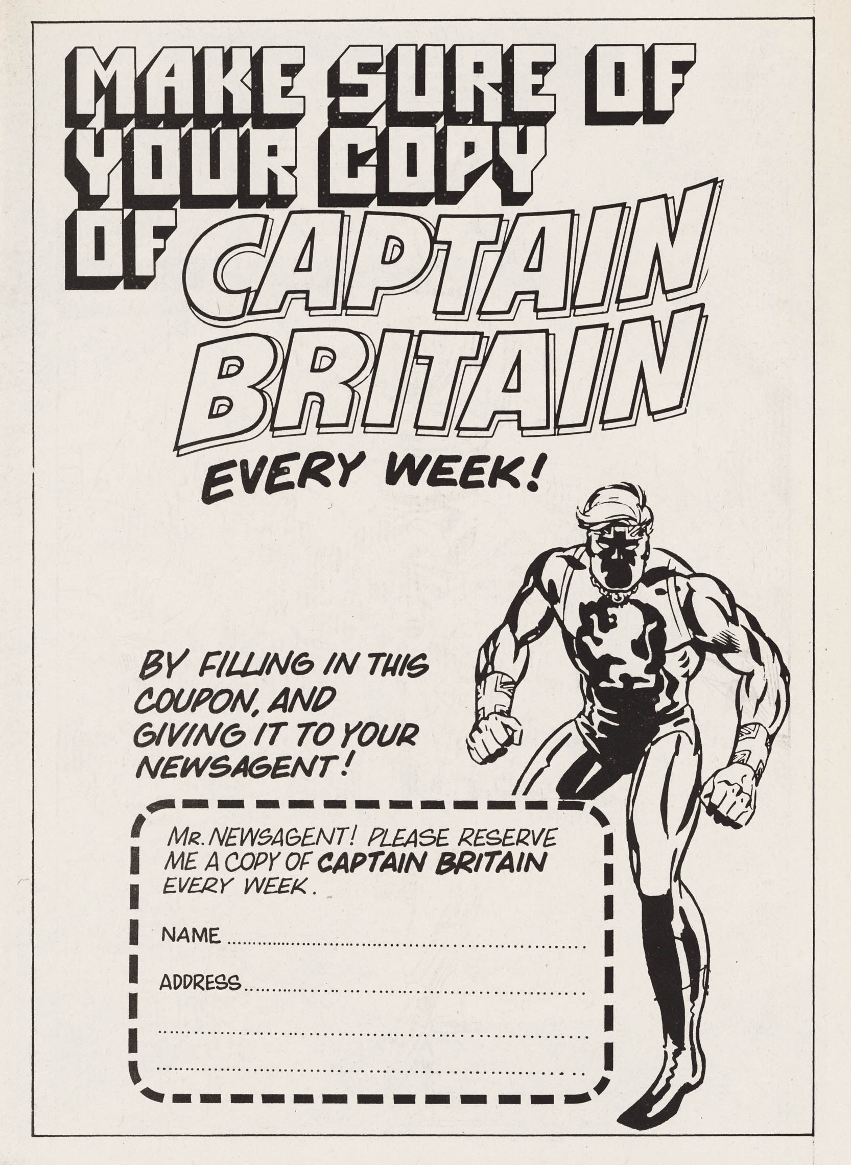 Read online Captain Britain (1976) comic -  Issue #32 - 28