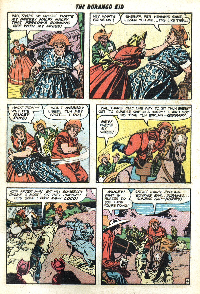 Read online Charles Starrett as The Durango Kid comic -  Issue #17 - 21