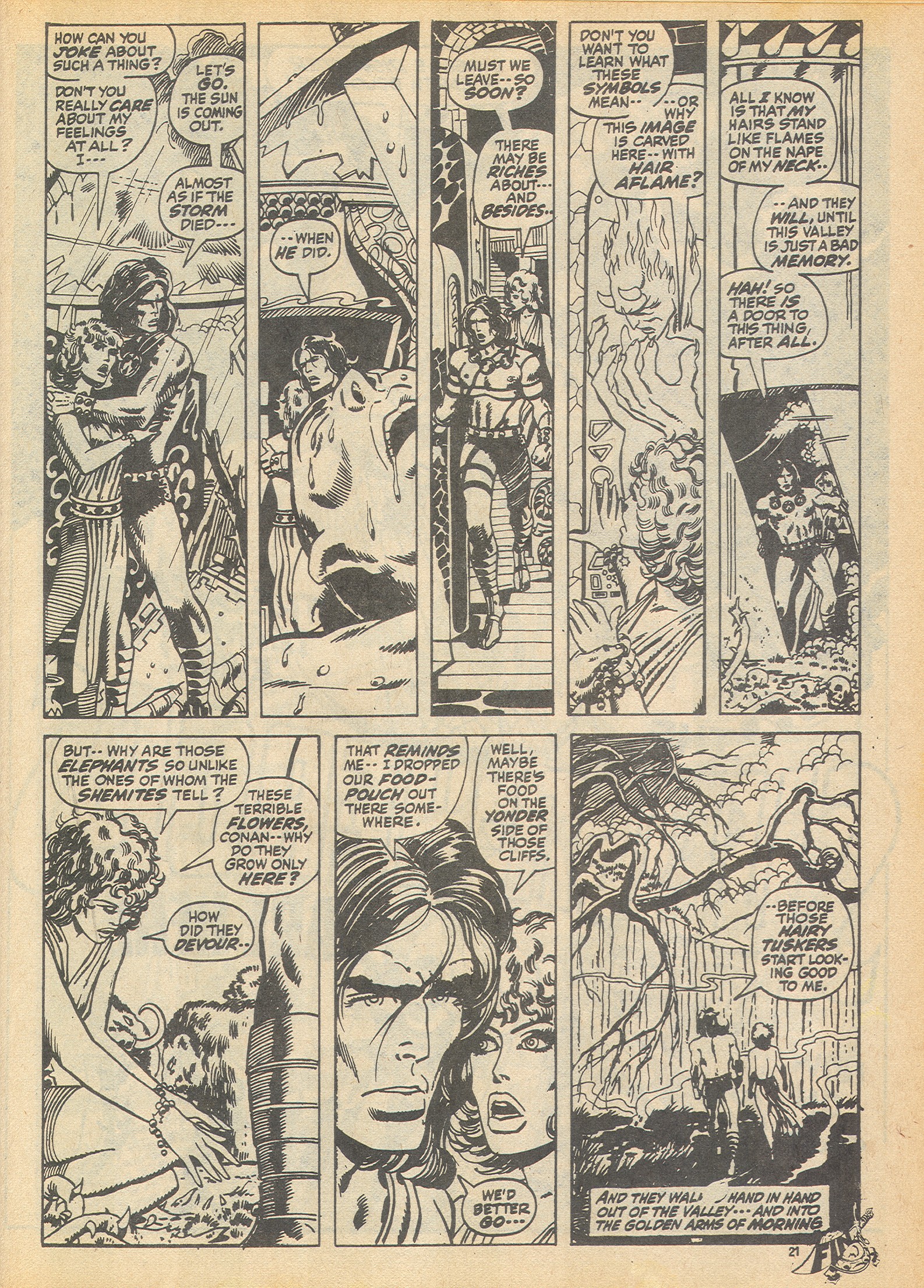 Read online The Savage Sword of Conan (1975) comic -  Issue #9 - 21