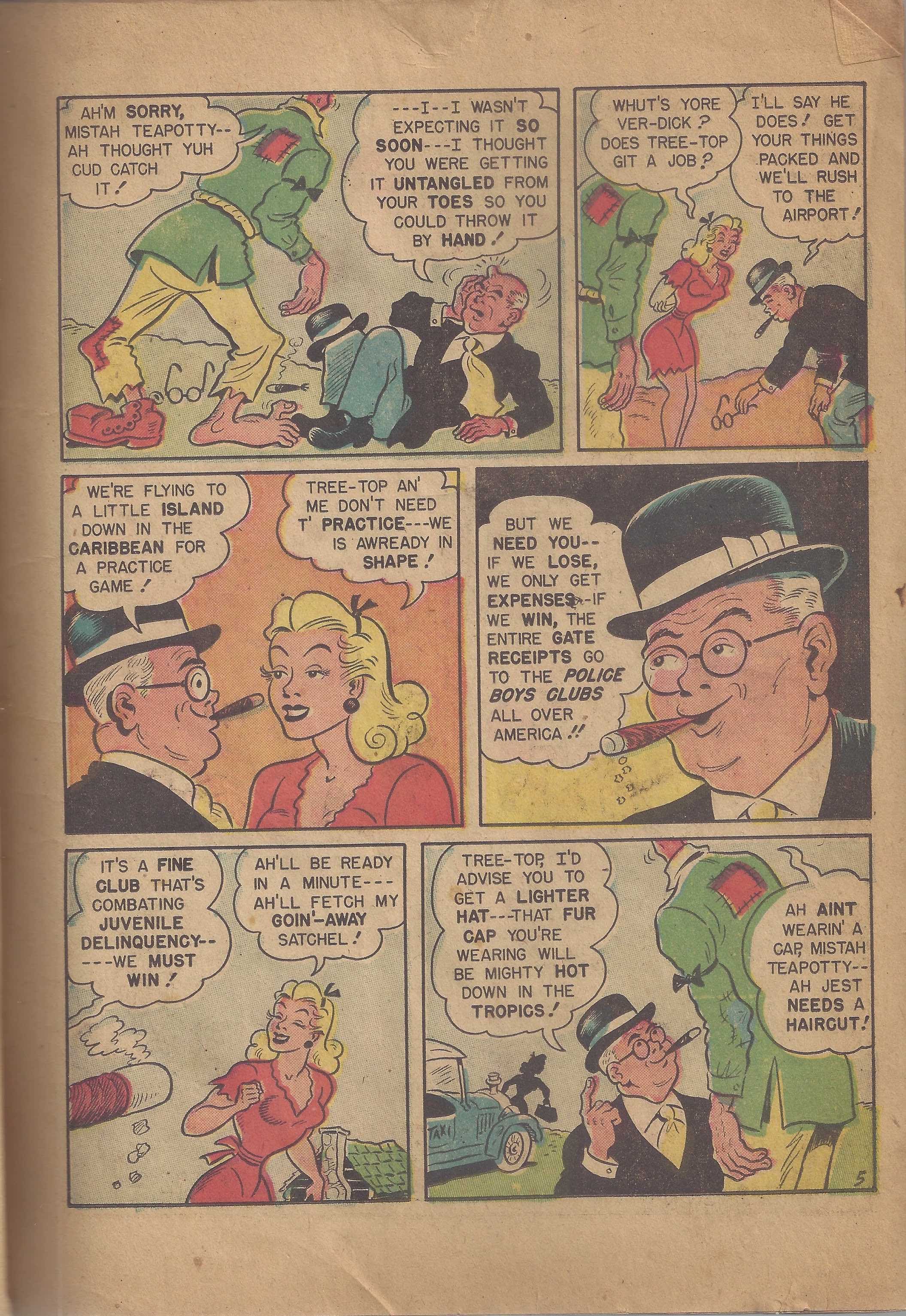 Read online Babe (1948) comic -  Issue #6 - 7