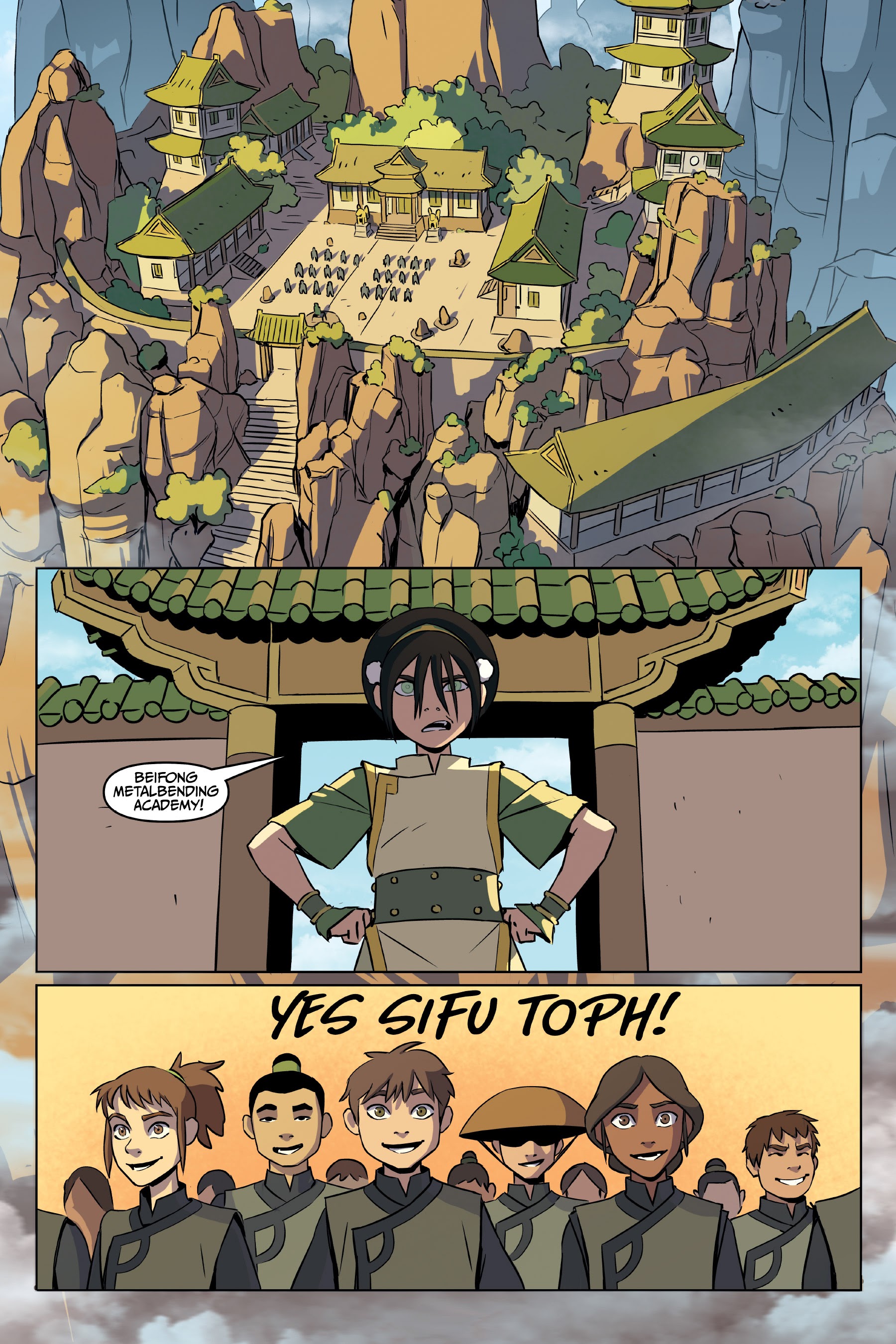 Read online Nickelodeon Avatar: The Last Airbender - Toph Beifong's Metalbending Academy comic -  Issue # TPB - 6