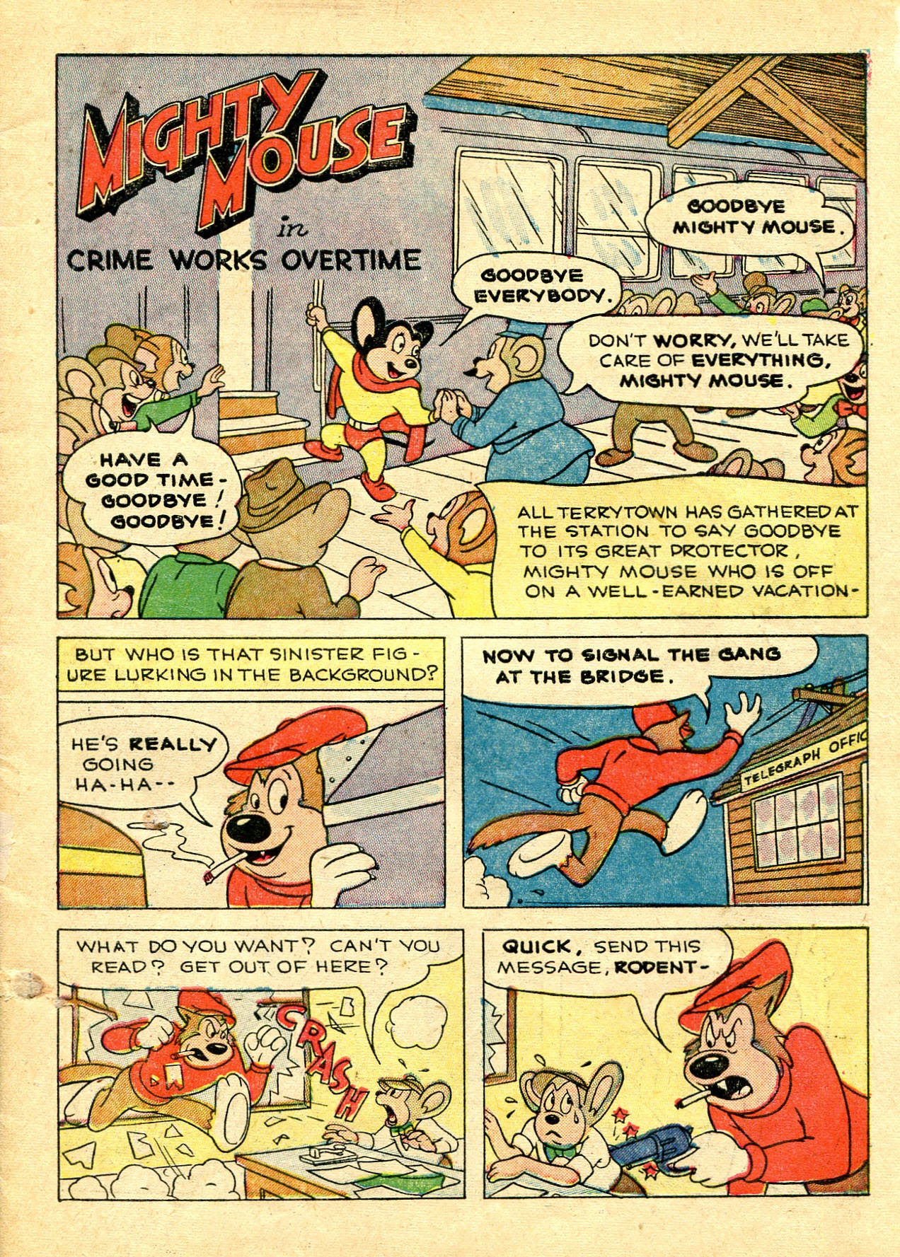 Read online Paul Terry's Mighty Mouse Comics comic -  Issue #32 - 3
